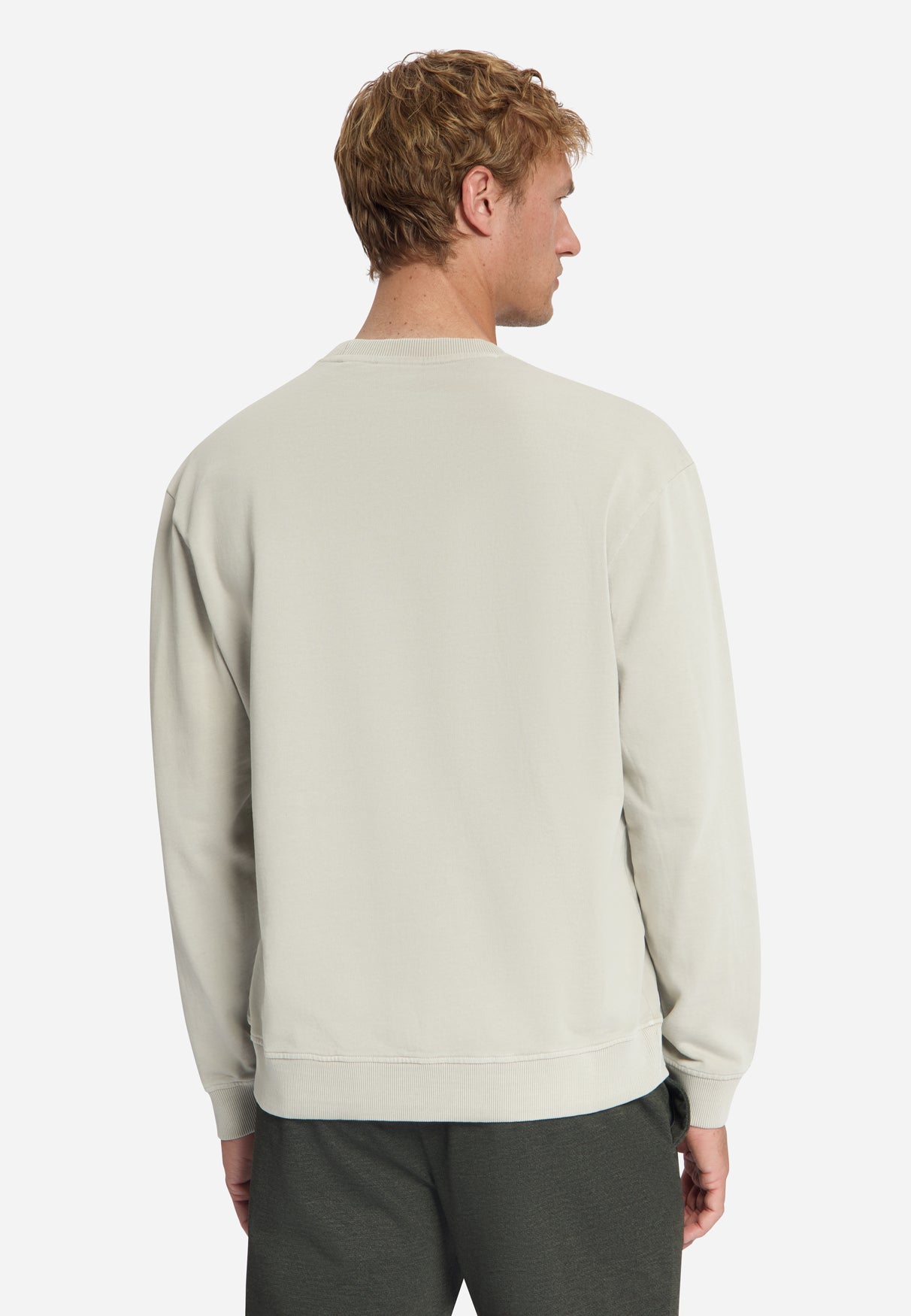 Crew Neck Sweatshirt | Cement