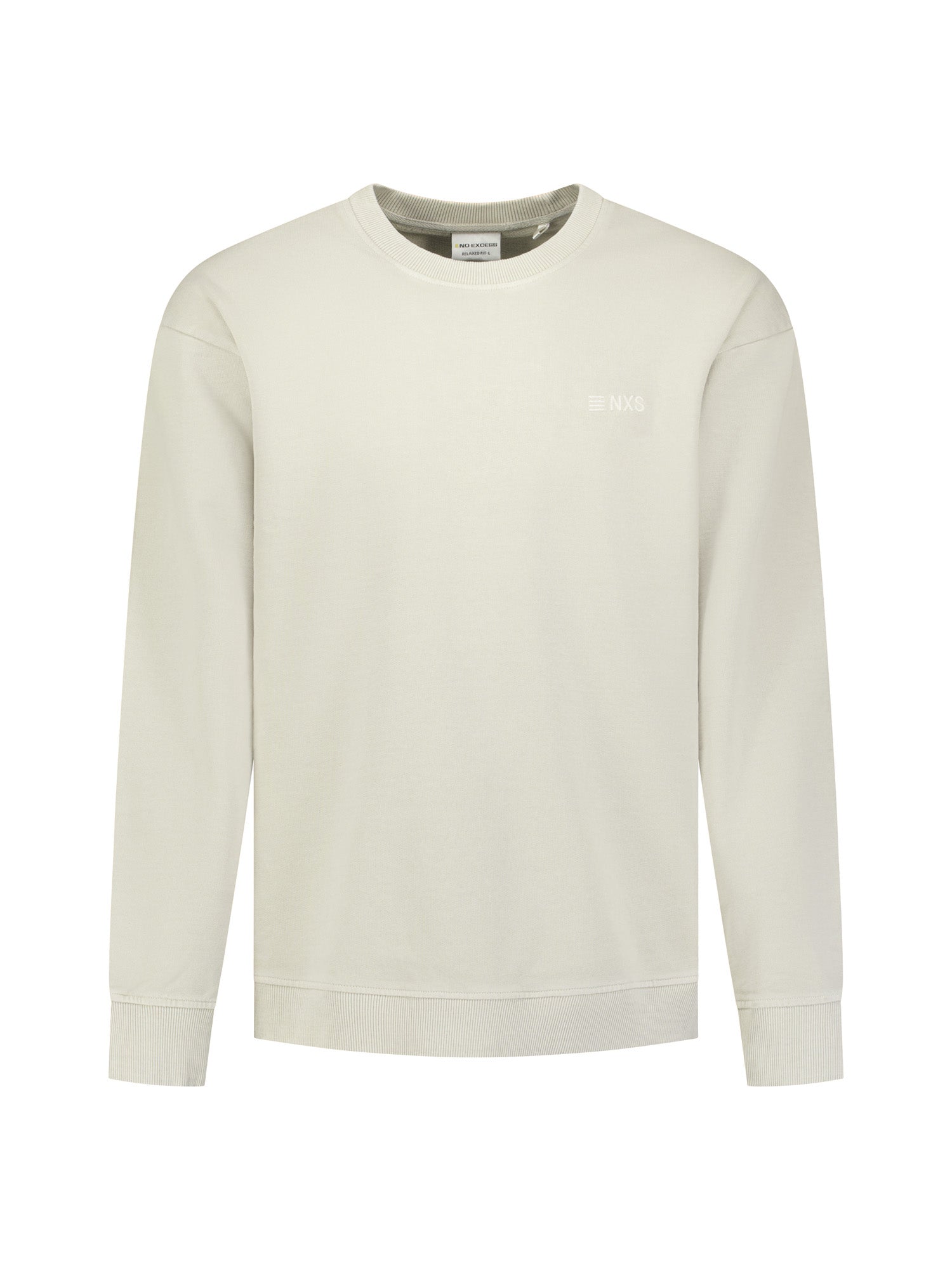 Sweatshirt mit Rundhalsausschnitt | Cement