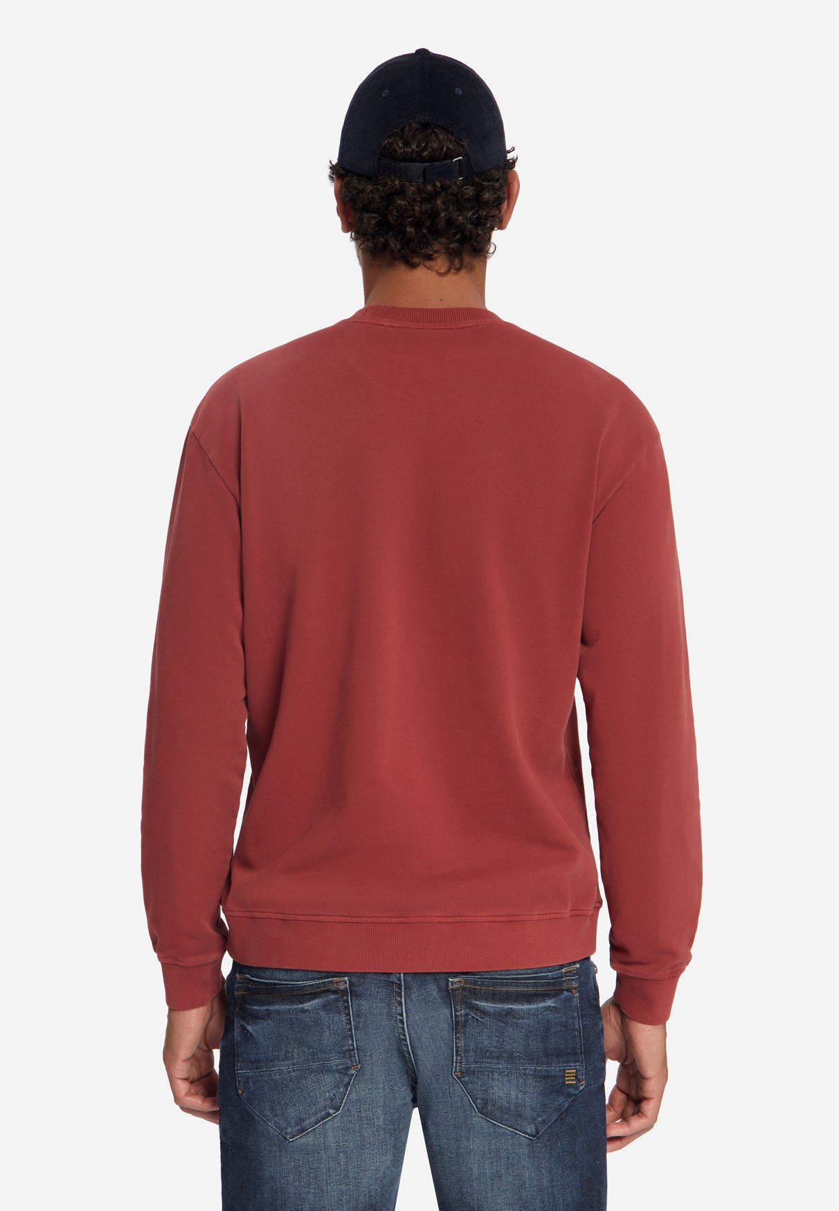 Sweatshirt mit Rundhalsausschnitt | Cayenne