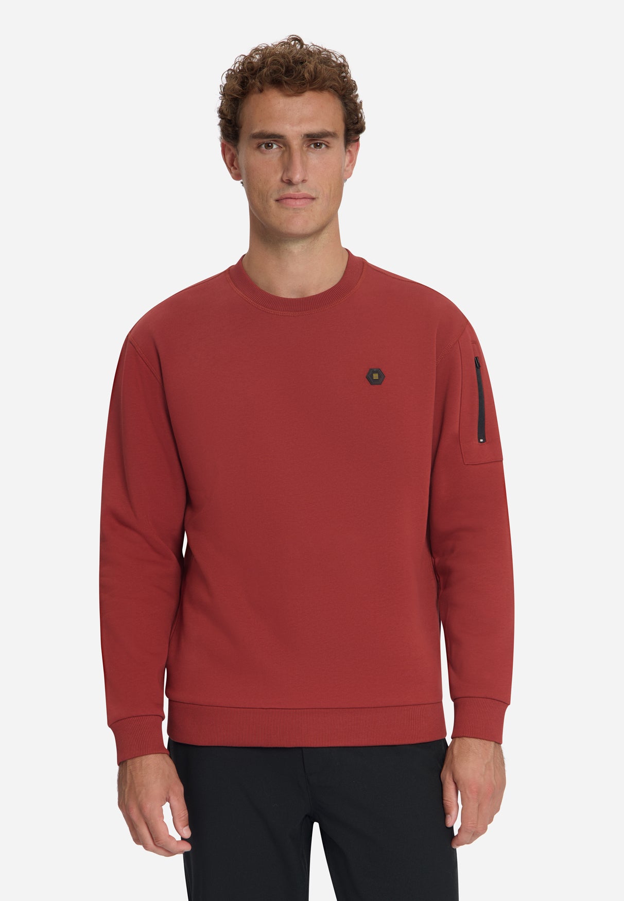 Sweatshirt mit Rundhalsausschnitt | Cayenne