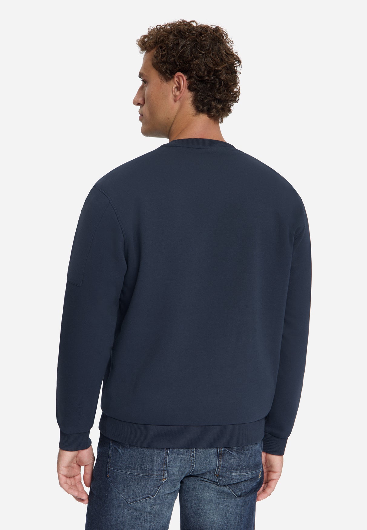 Sweatshirt mit Rundhalsausschnitt | Dark Night