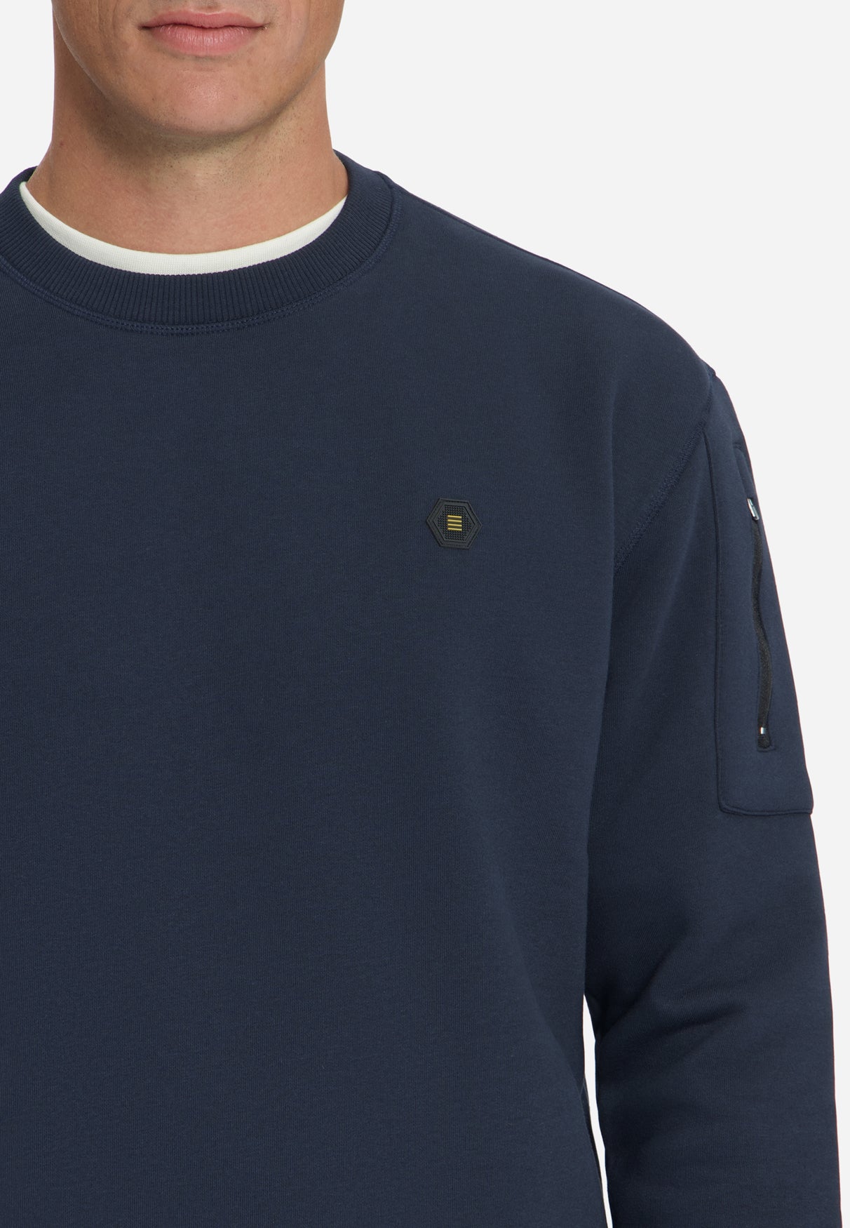 Sweatshirt mit Rundhalsausschnitt | Dark Night