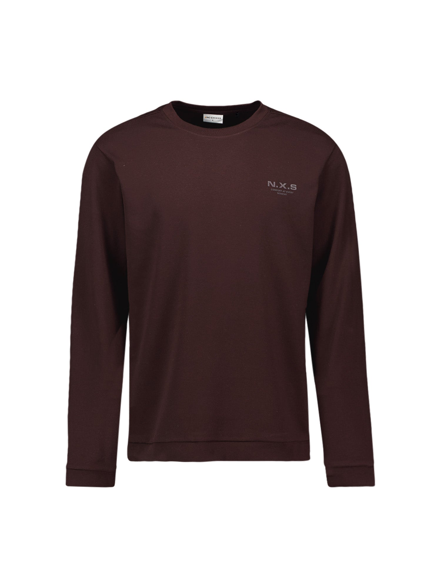Interlock Long Sleeve T-Shirt | Dark Brown