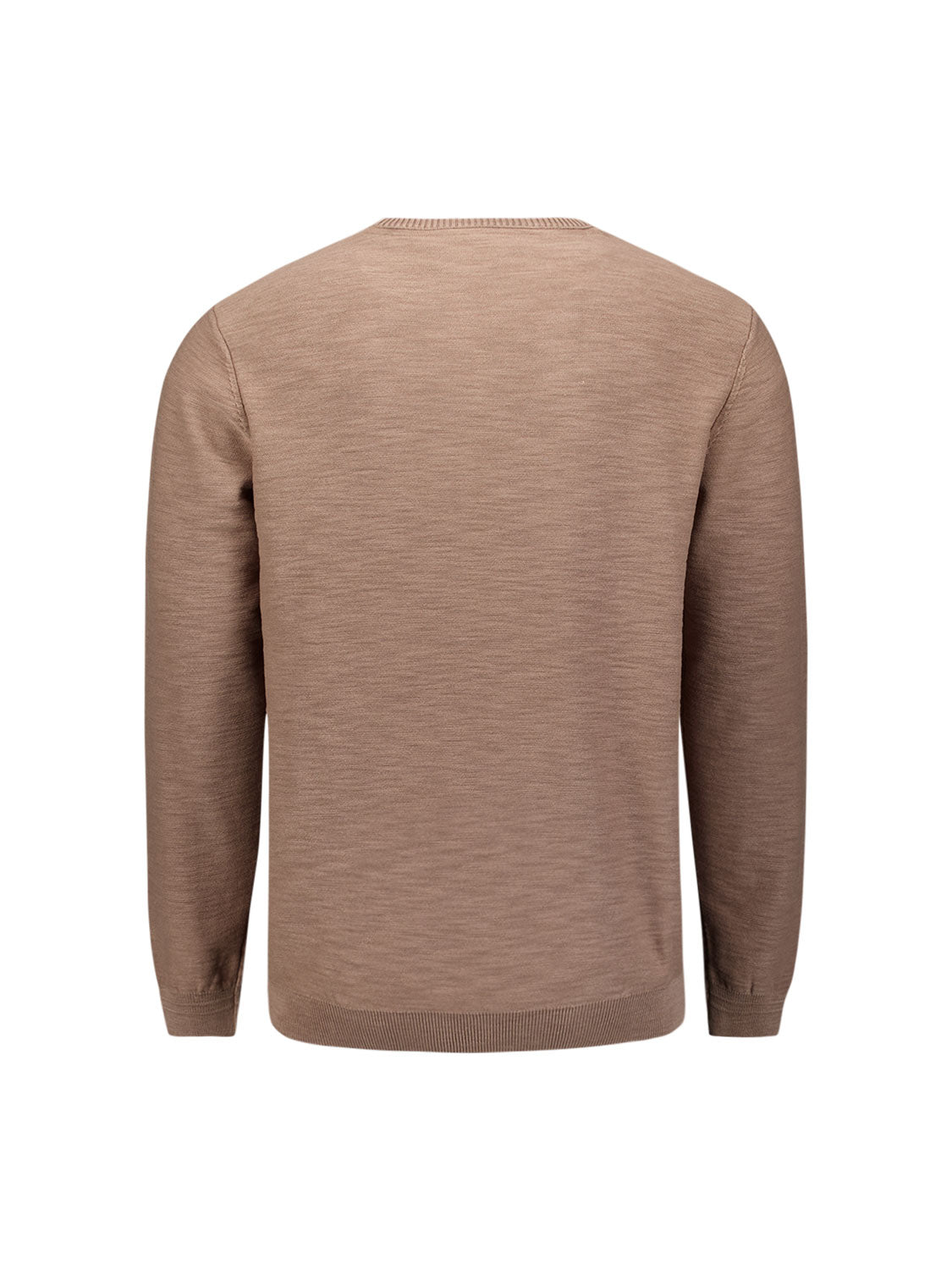 Slub Strickpullover | Light Brown
