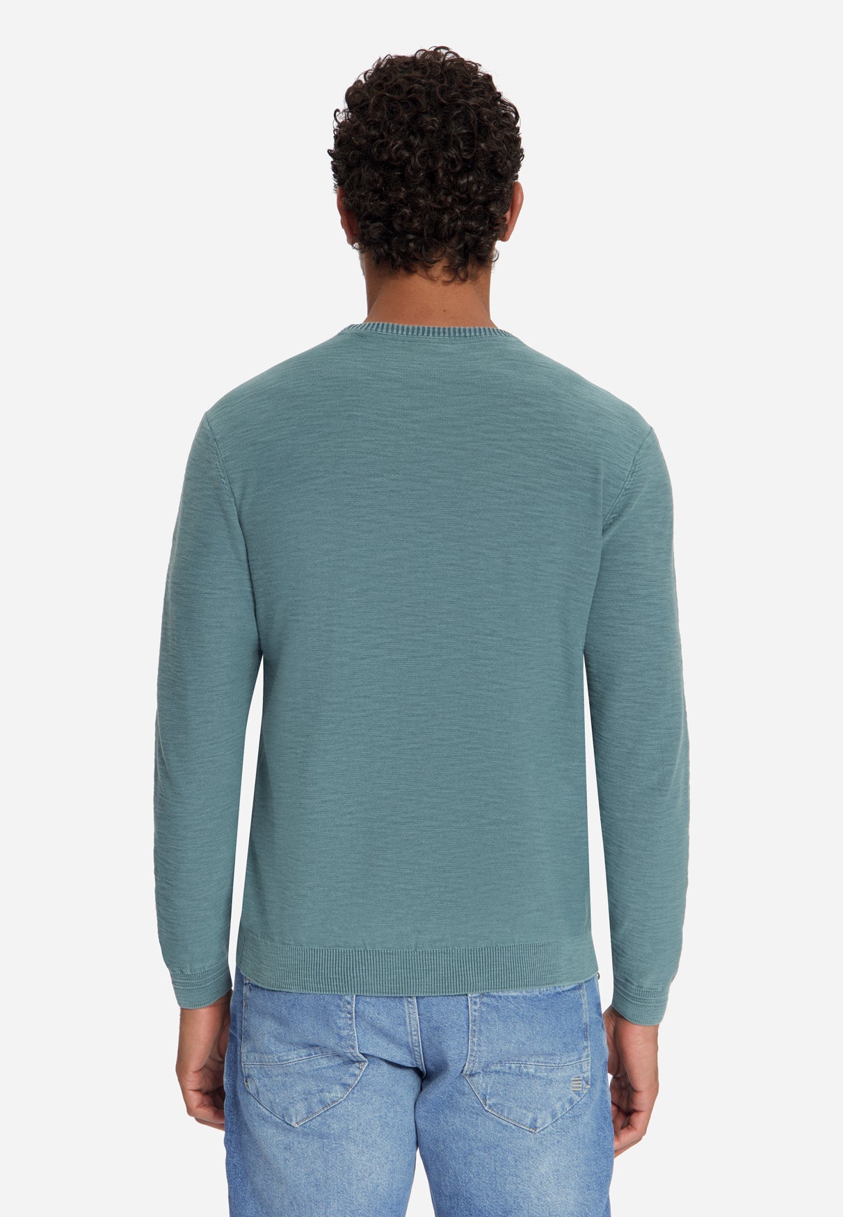 Slub-Pullover | shadow blue