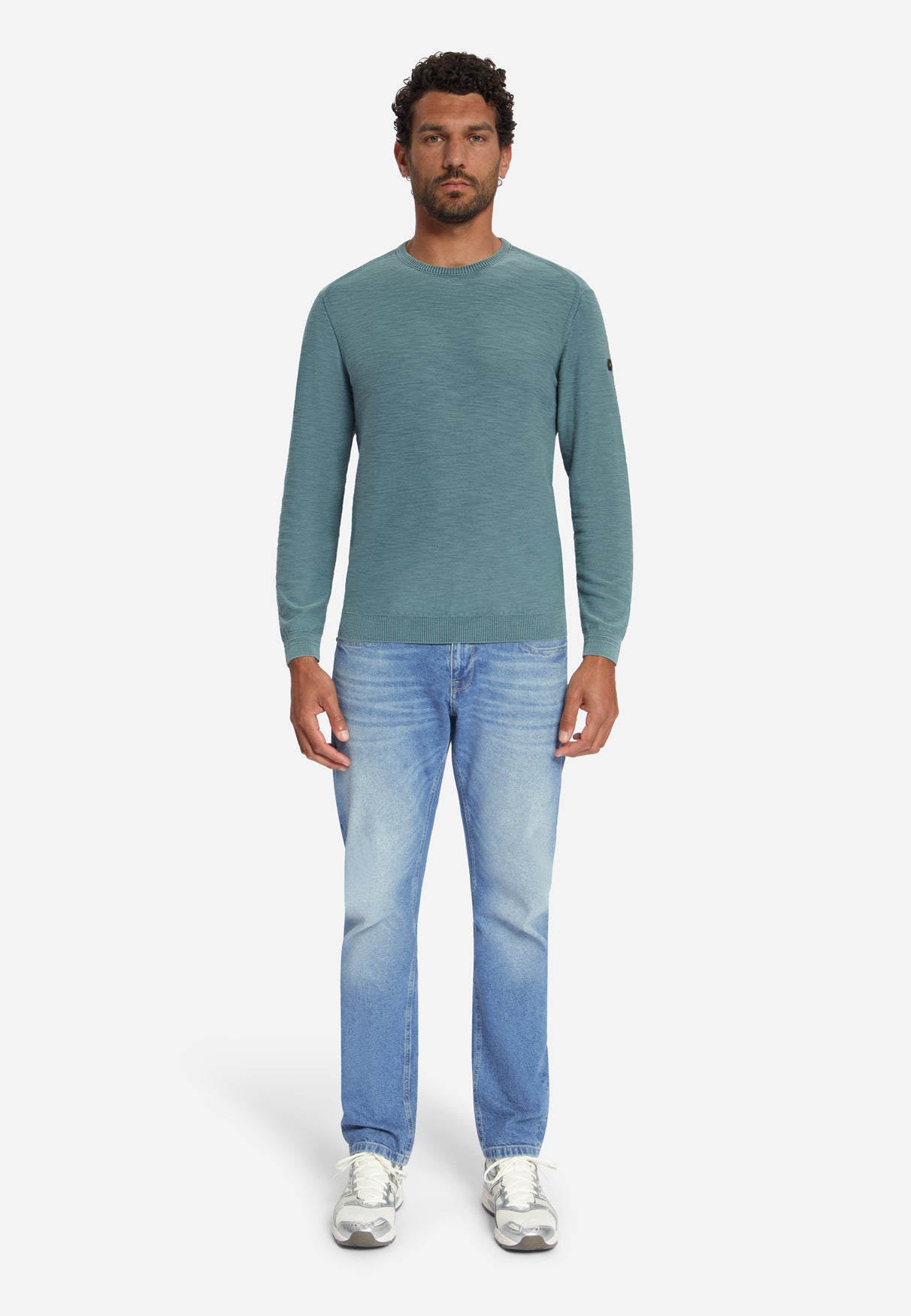 Slub-Pullover | shadow blue