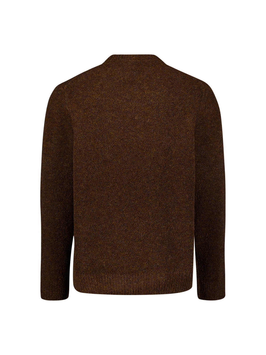 Soft Melange Jumper | Dark Brown