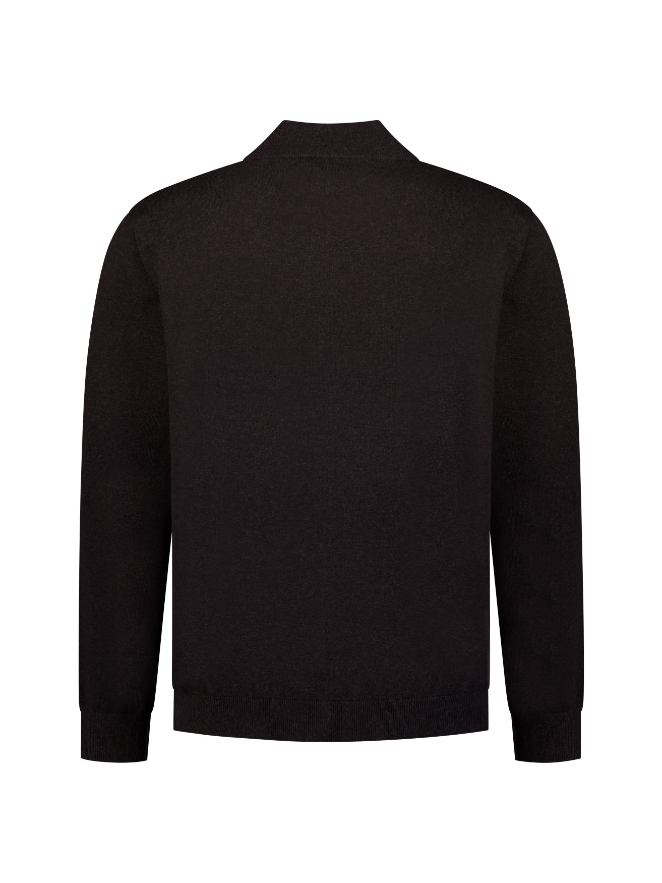 Feinstrick-Rollkragenpullover | Dunkelbraun