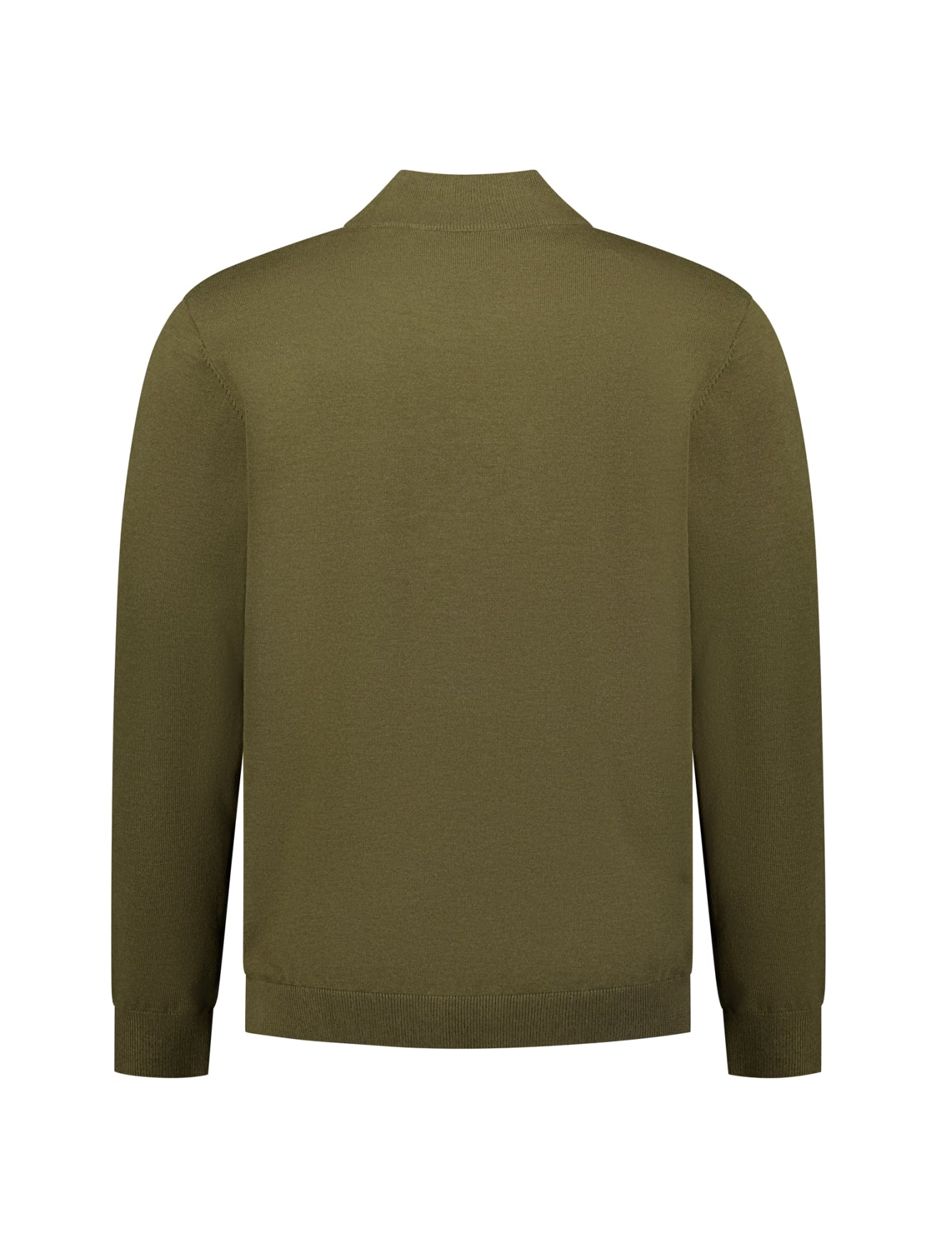 Fine Knit Turtleneck Jumper | Moss