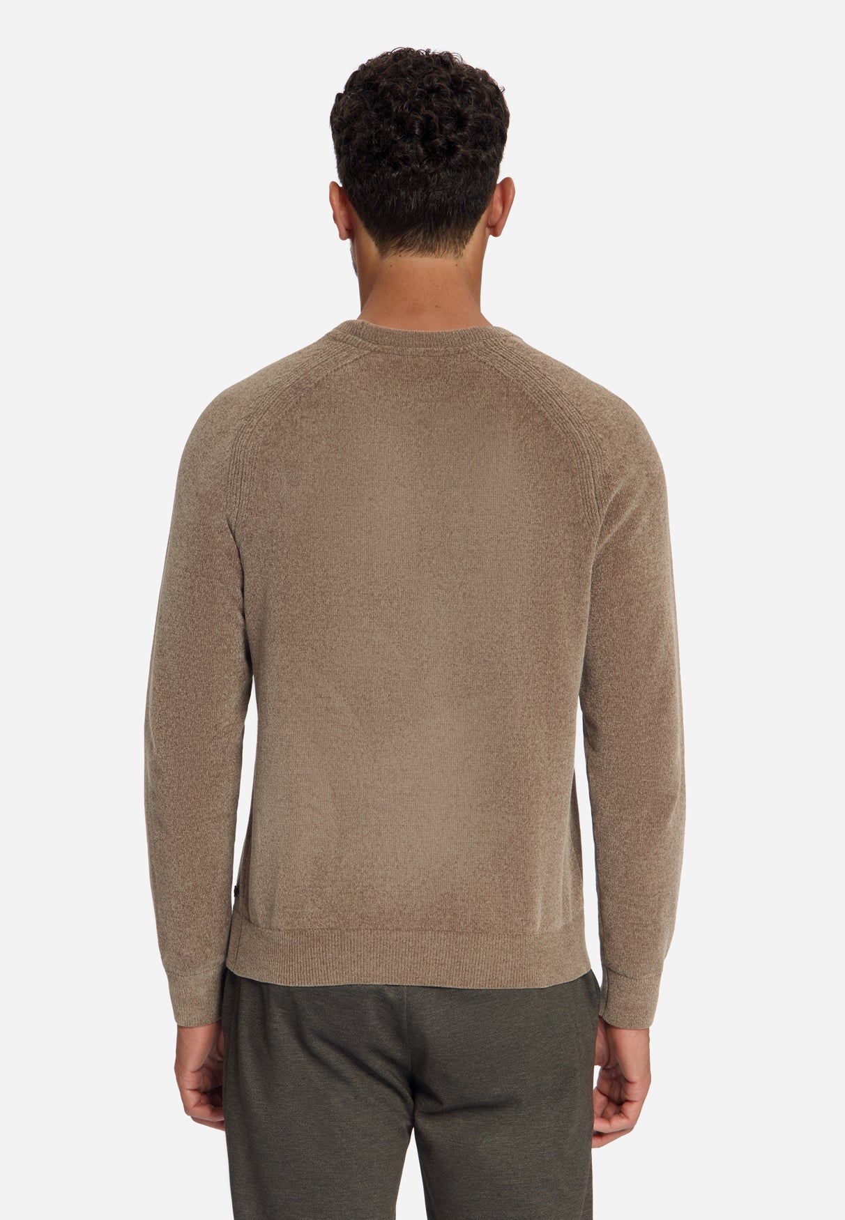 Chenille Strickpullover | Light Brown