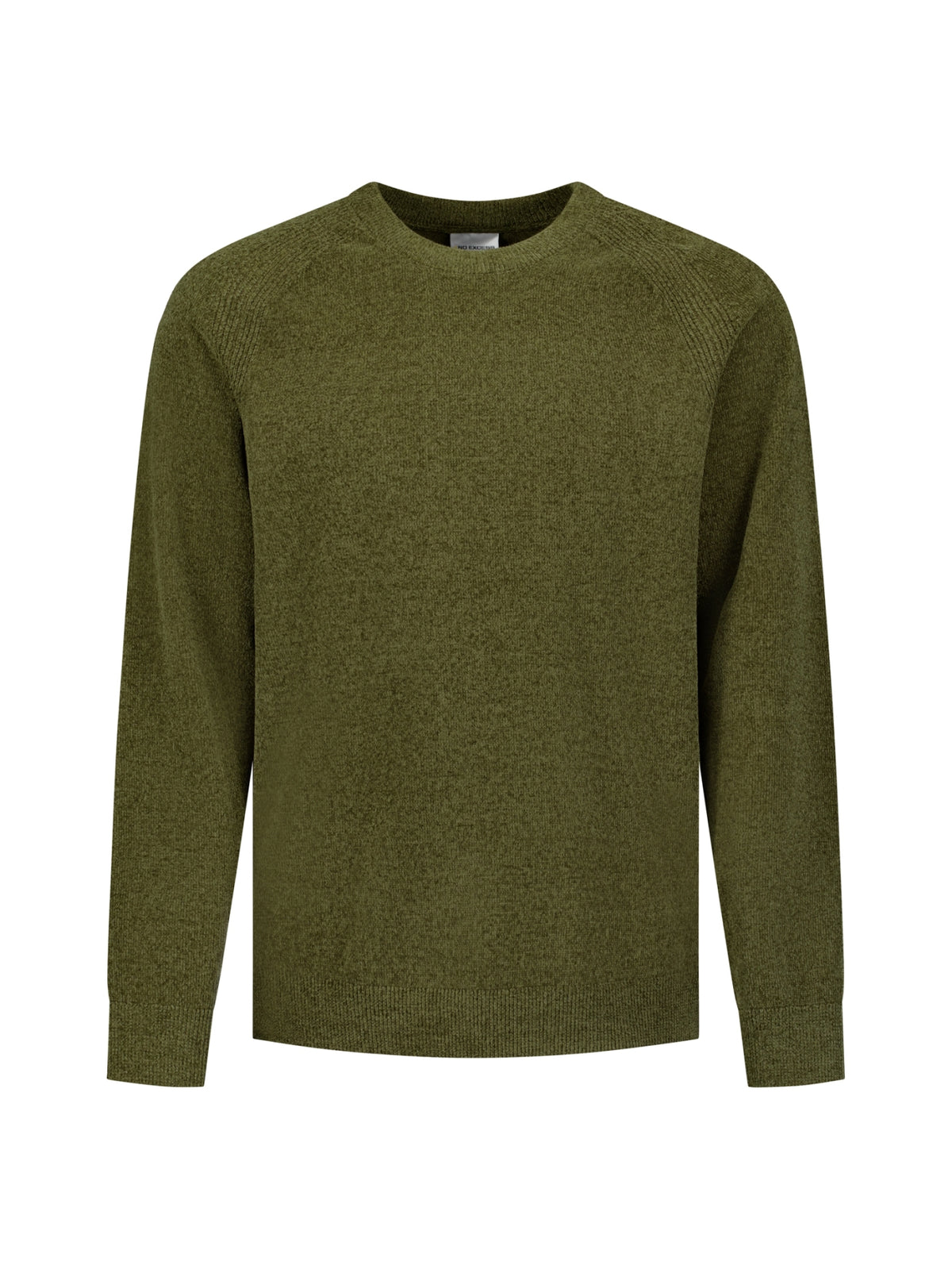 Chenille Strickpullover | Moss