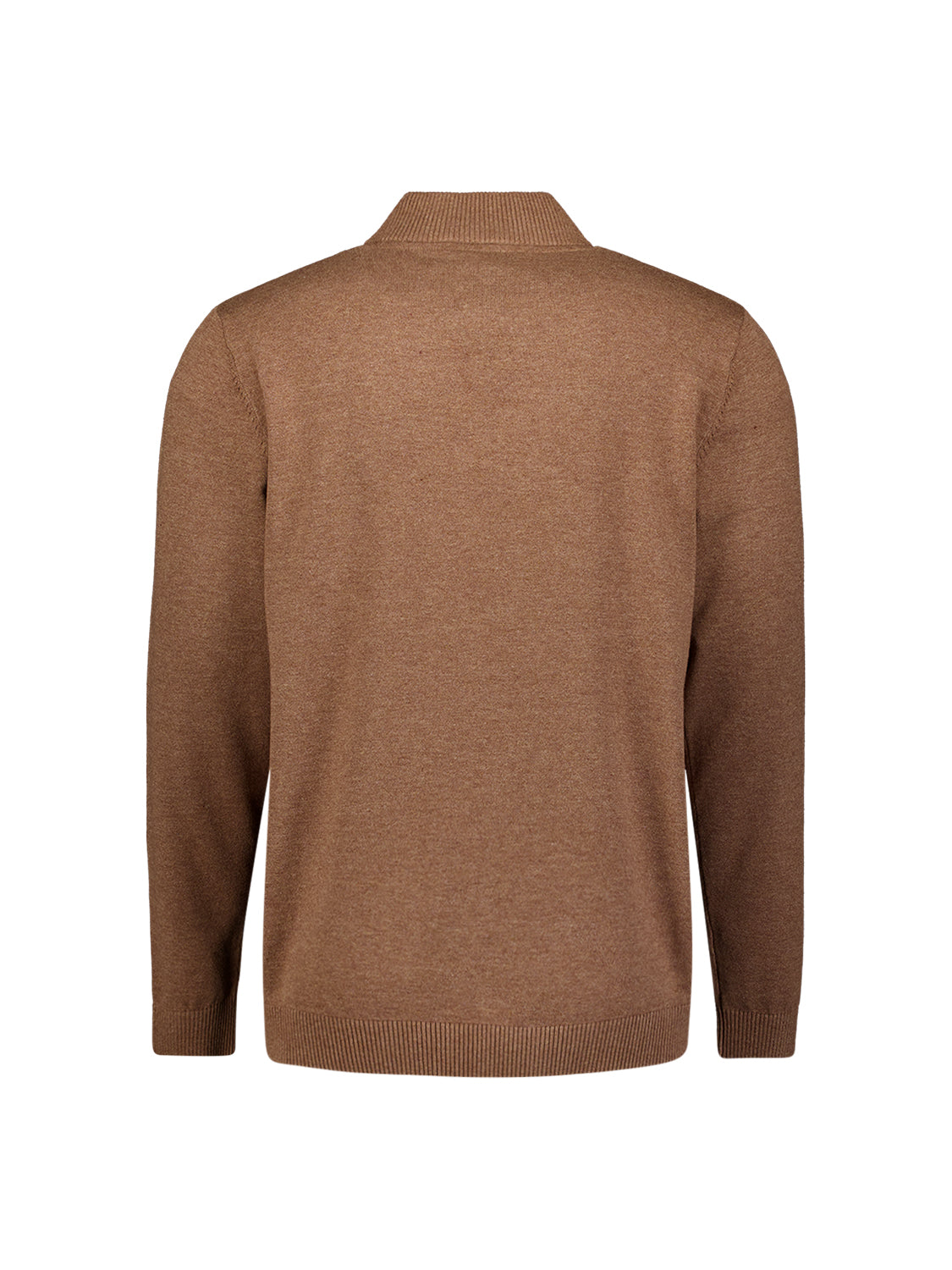 Pullover mit Knopfleiste | Hellbraun