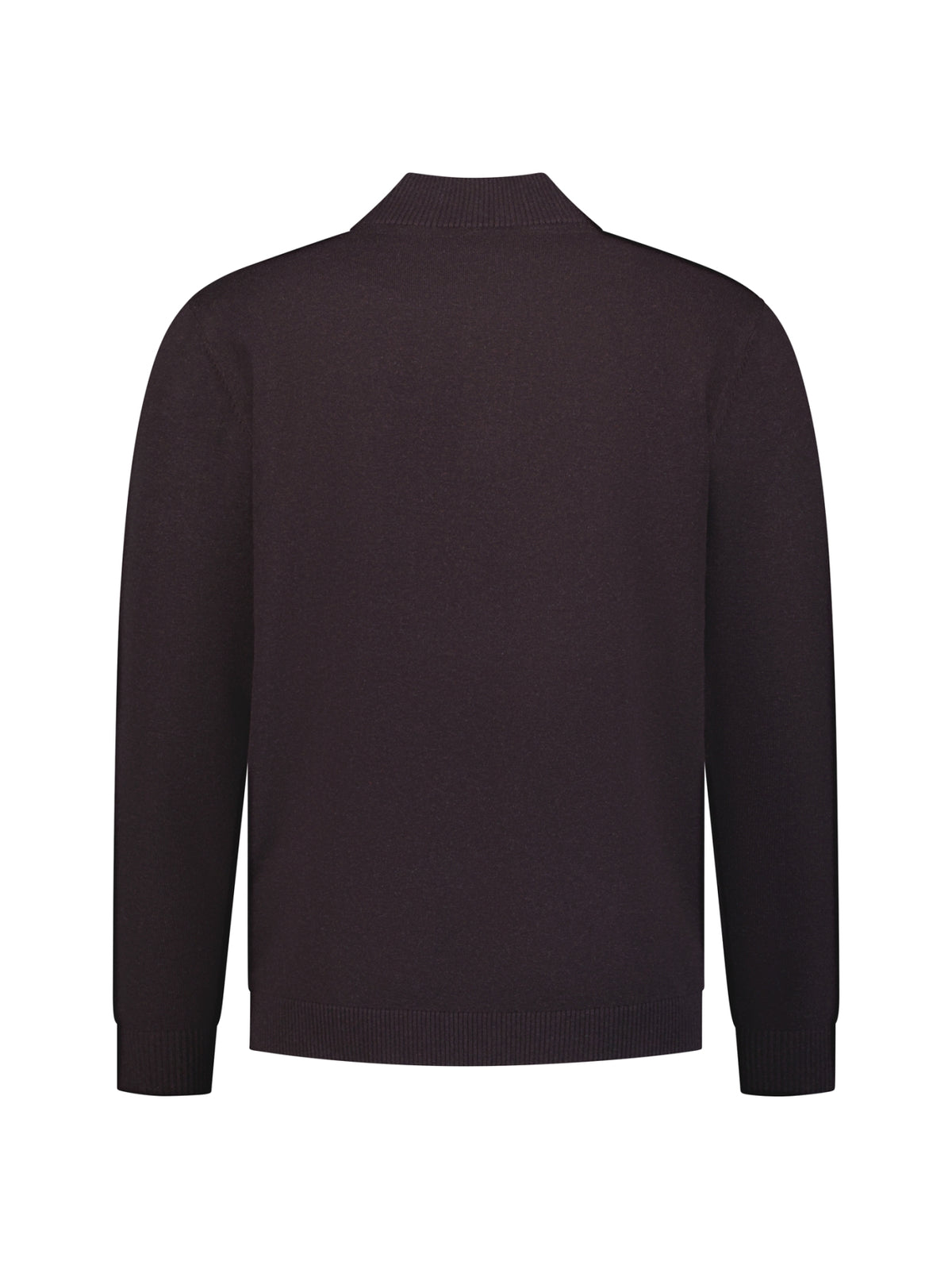 Pullover mit Knopfleiste | Dunkelbraun