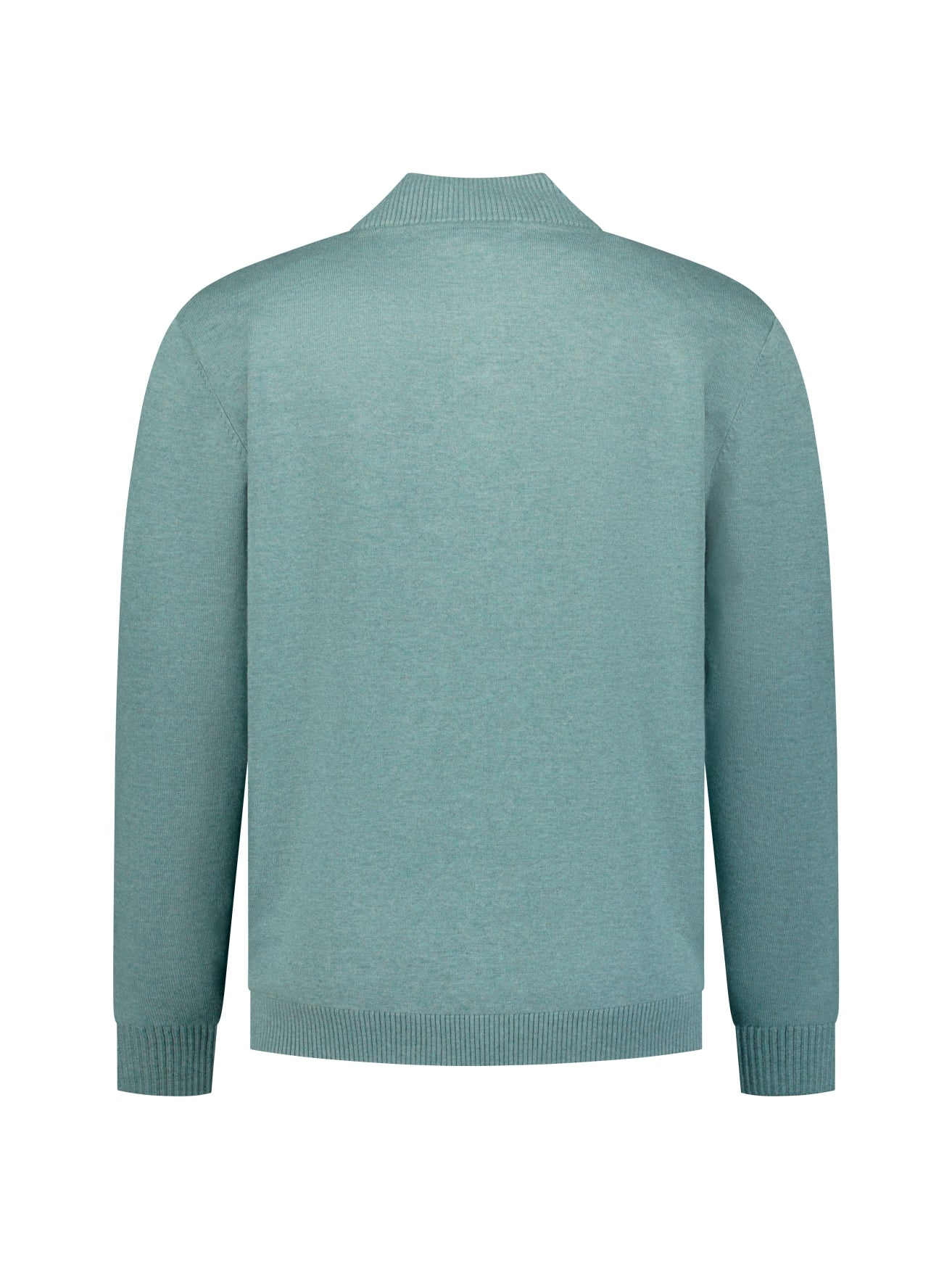 Pullover mit Knopfleiste | DUSTY BLUE