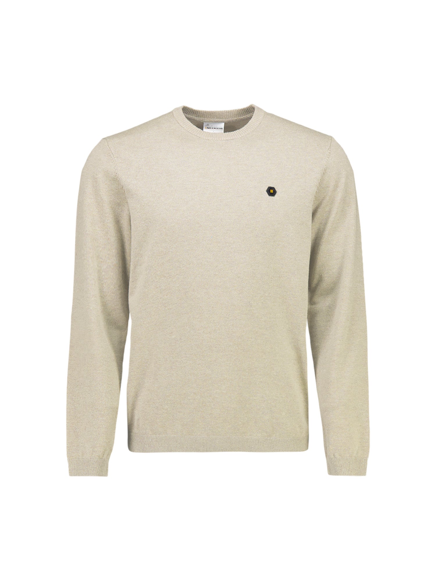 Melange Strickpullover | Stone