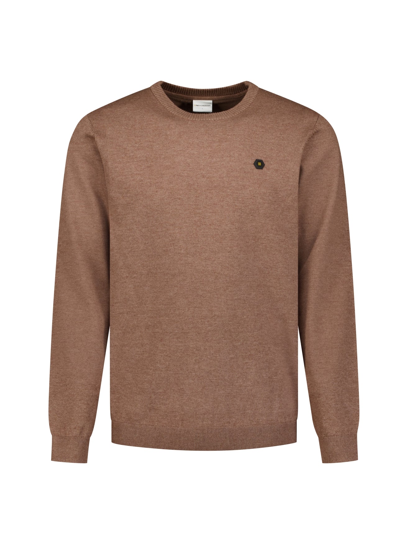Melange Strickpullover | Light Brown
