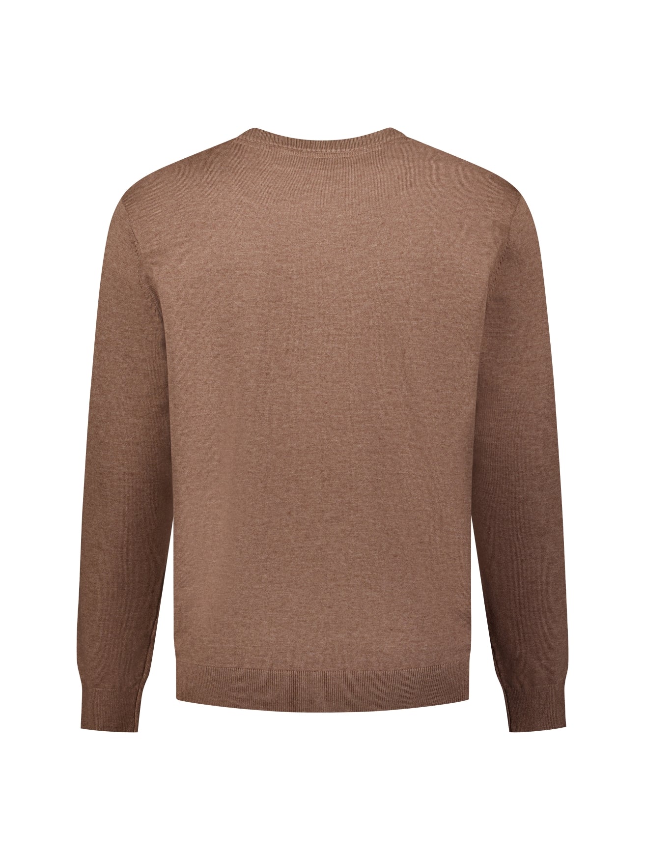 Melange Strickpullover | Light Brown