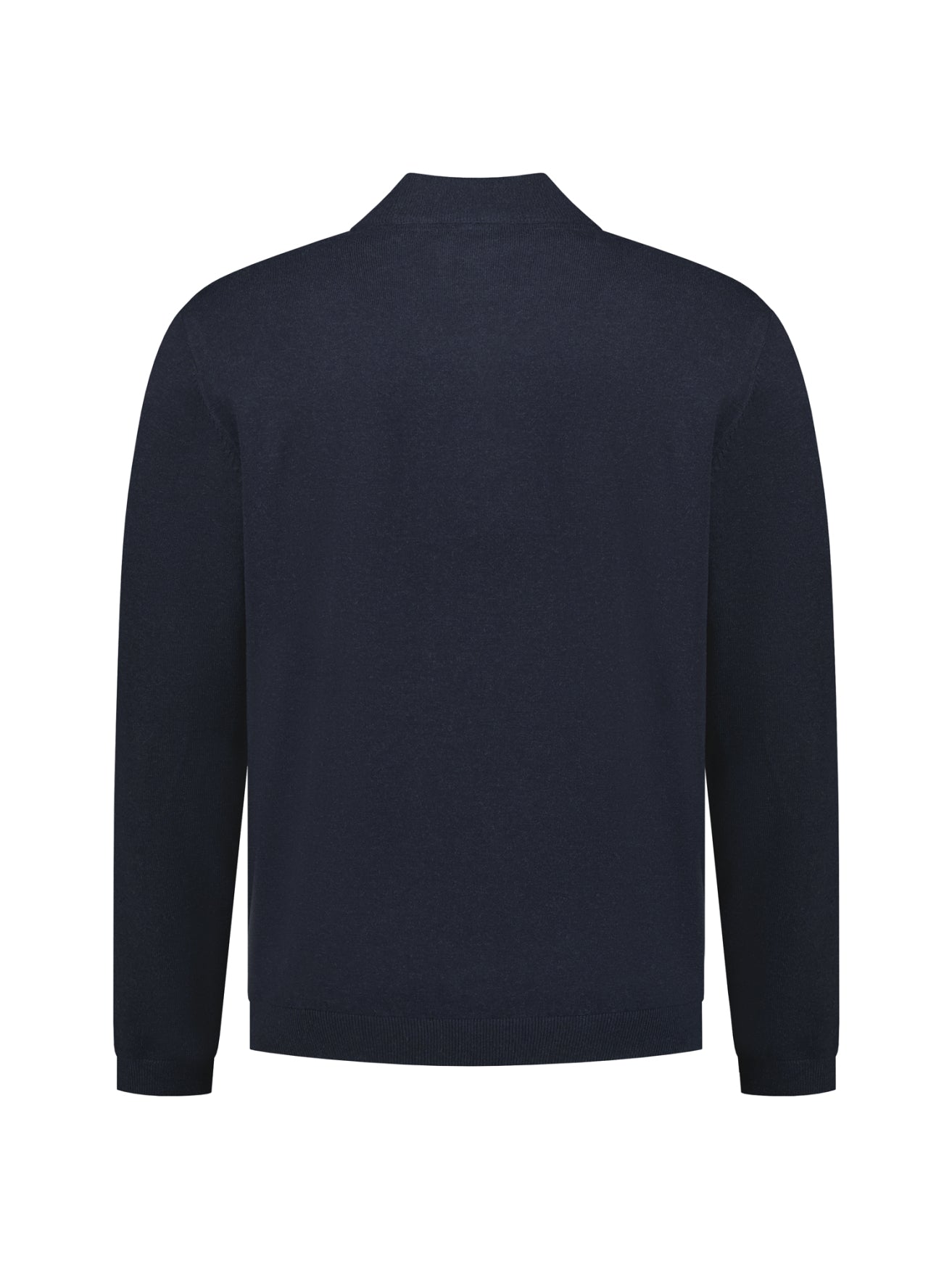 Half-Zip Melange Jumper | Dark Night