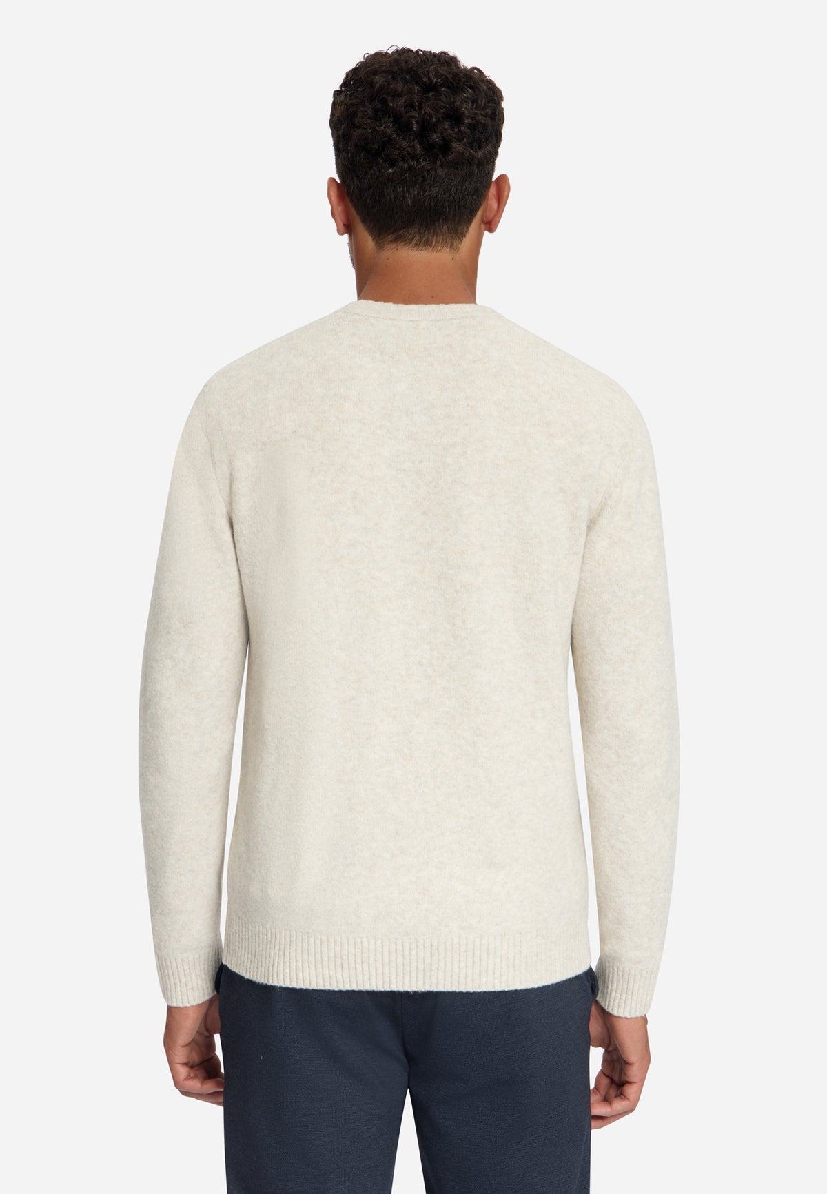 Leichter melierter Pullover | Stone