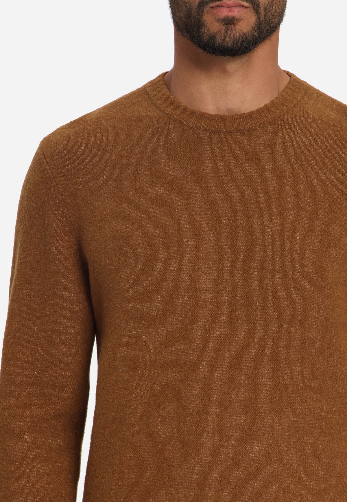 Lightweight Melange Jumper | Caramel