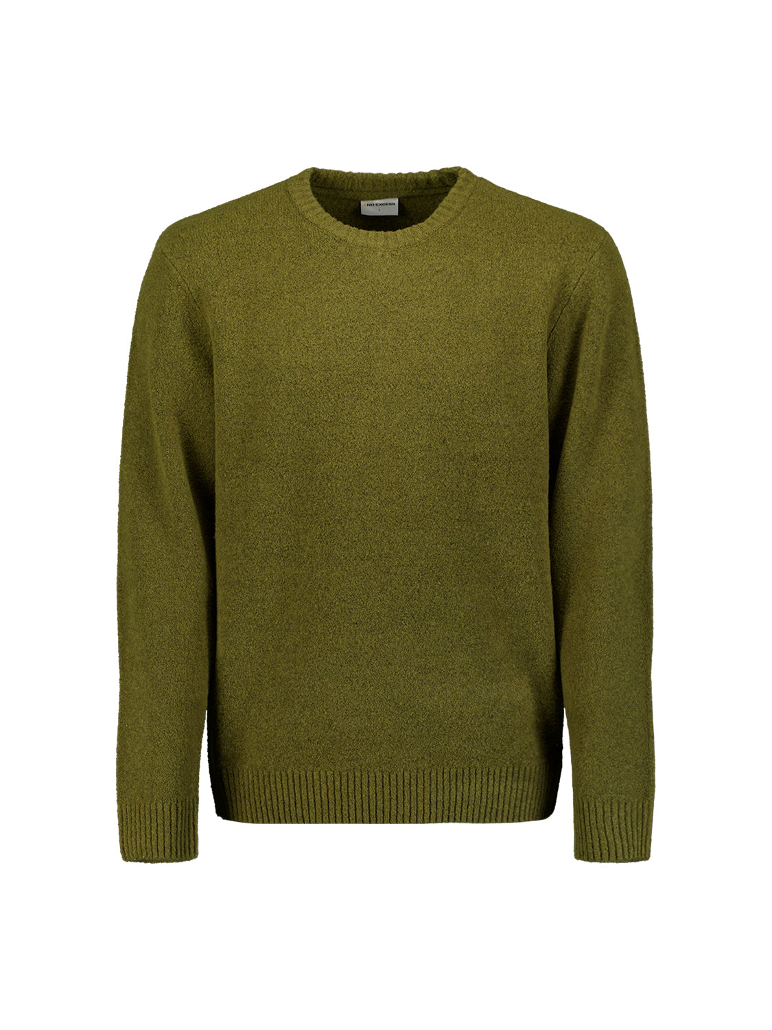 Lightweight Melange Jumper | Moss