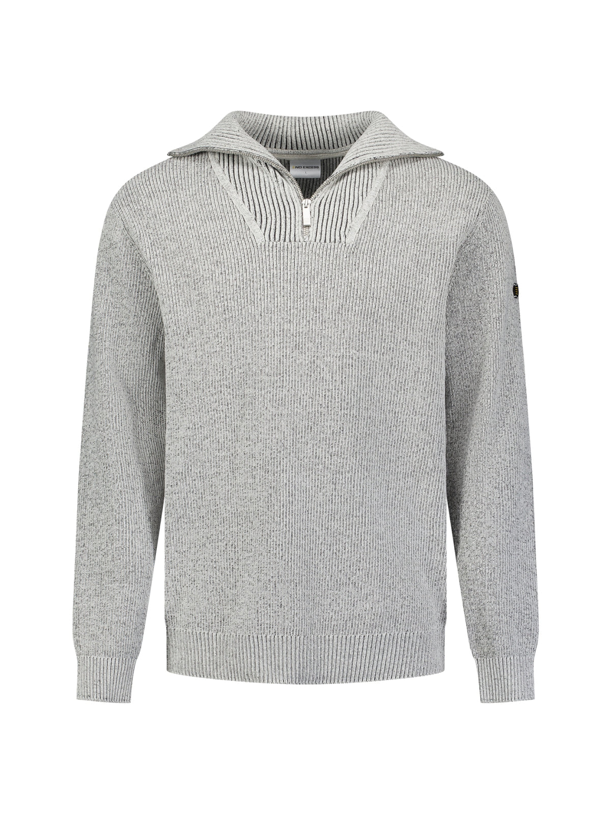 Soft Half-Zip Jumper | Stone