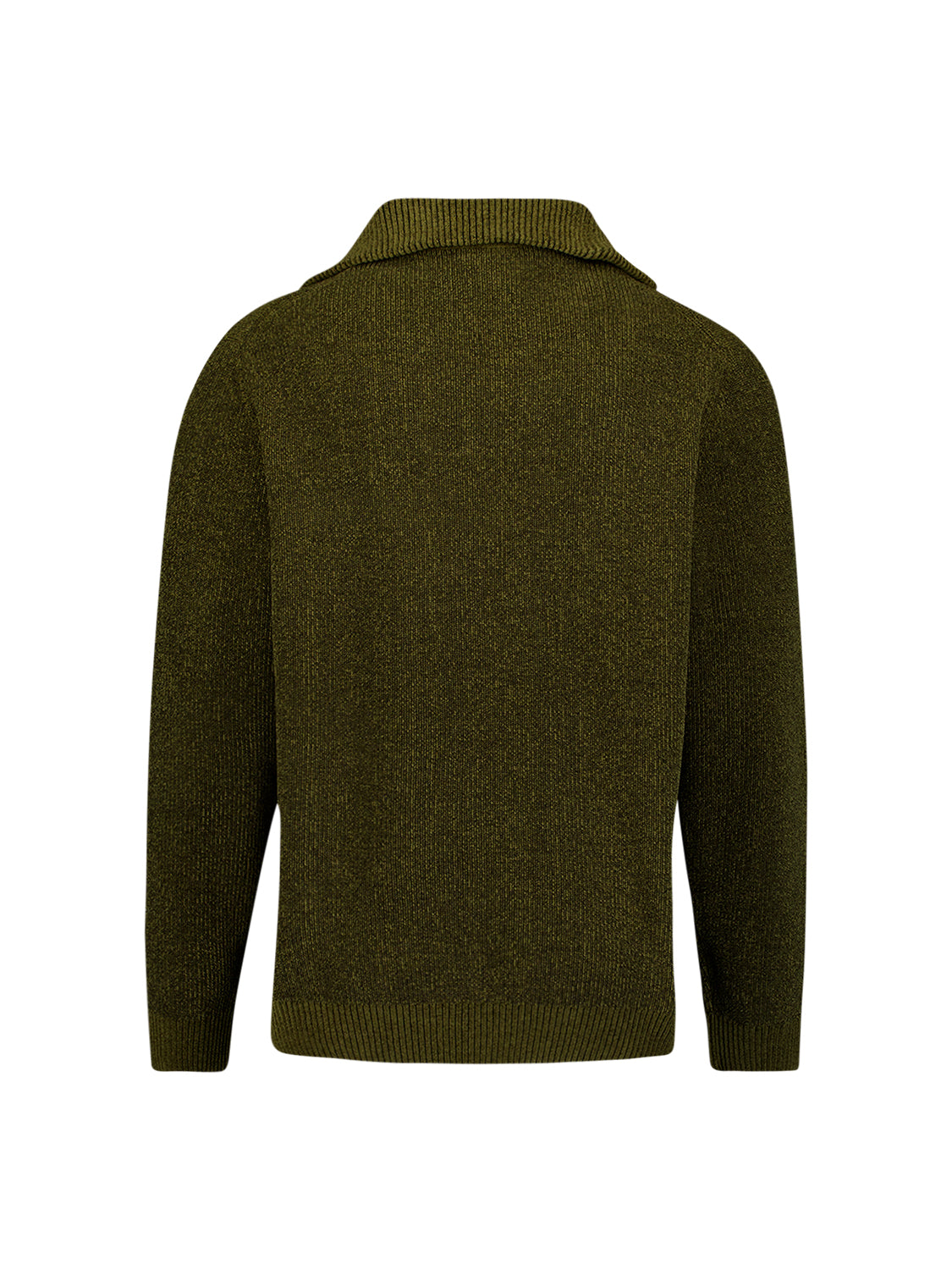 Weicher Half-Zip-Pullover | Moss