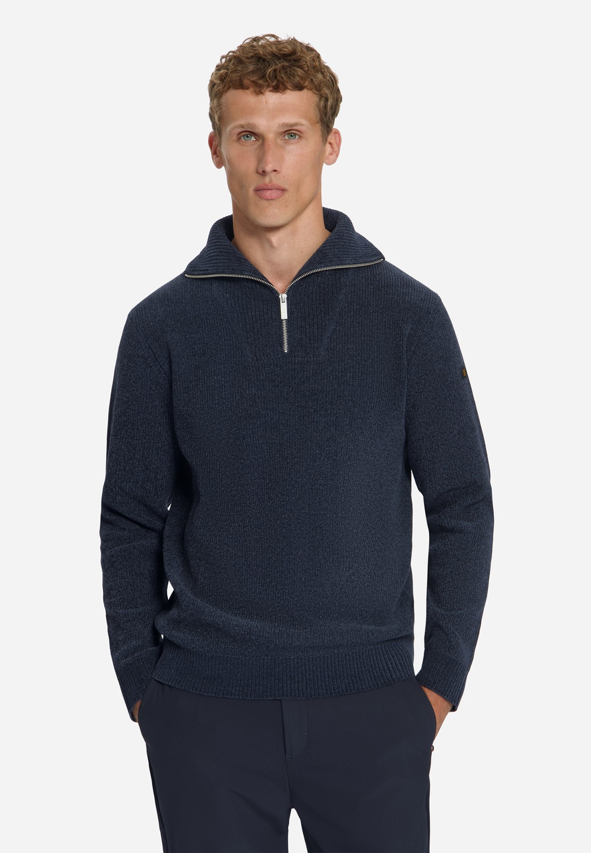 Soft Half-Zip Jumper | Dark Night