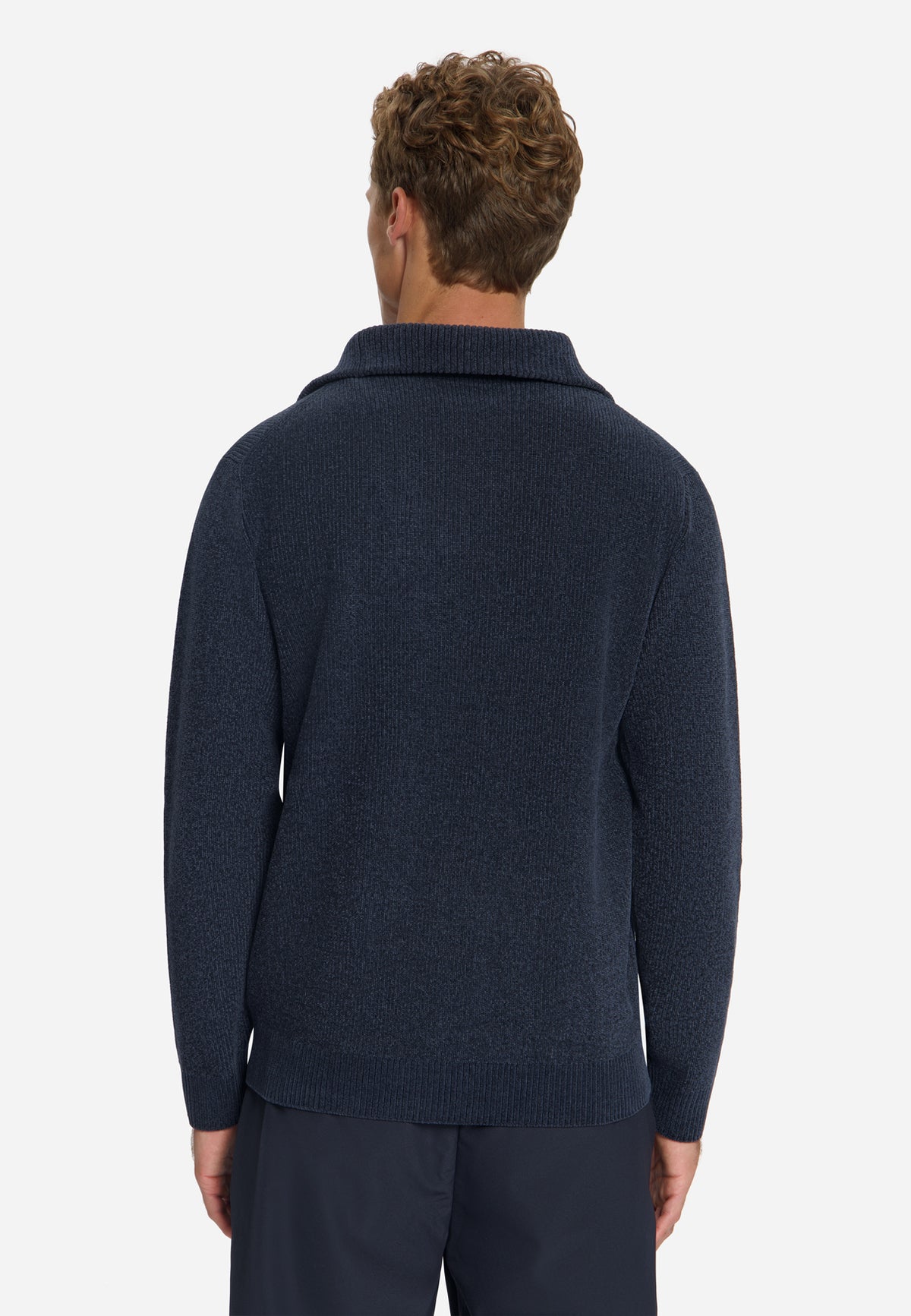 Soft Half-Zip Jumper | Dark Night