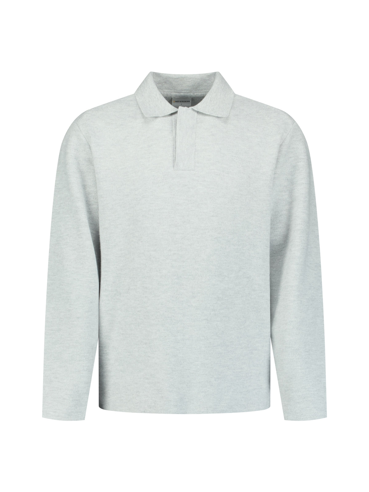 Soft-Touch-Polopullover | Light Grey Melange
