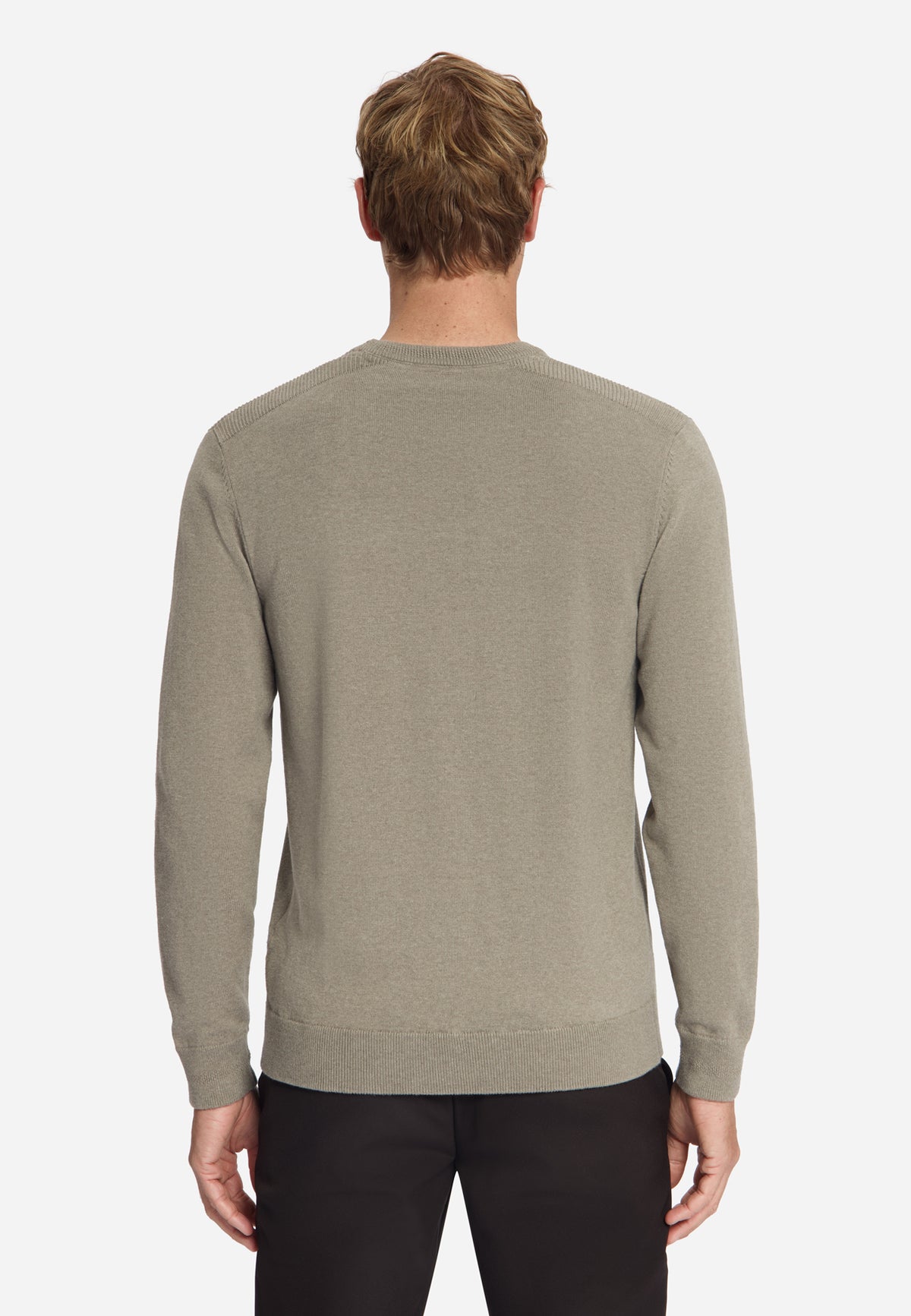 Melange jumper | Clay