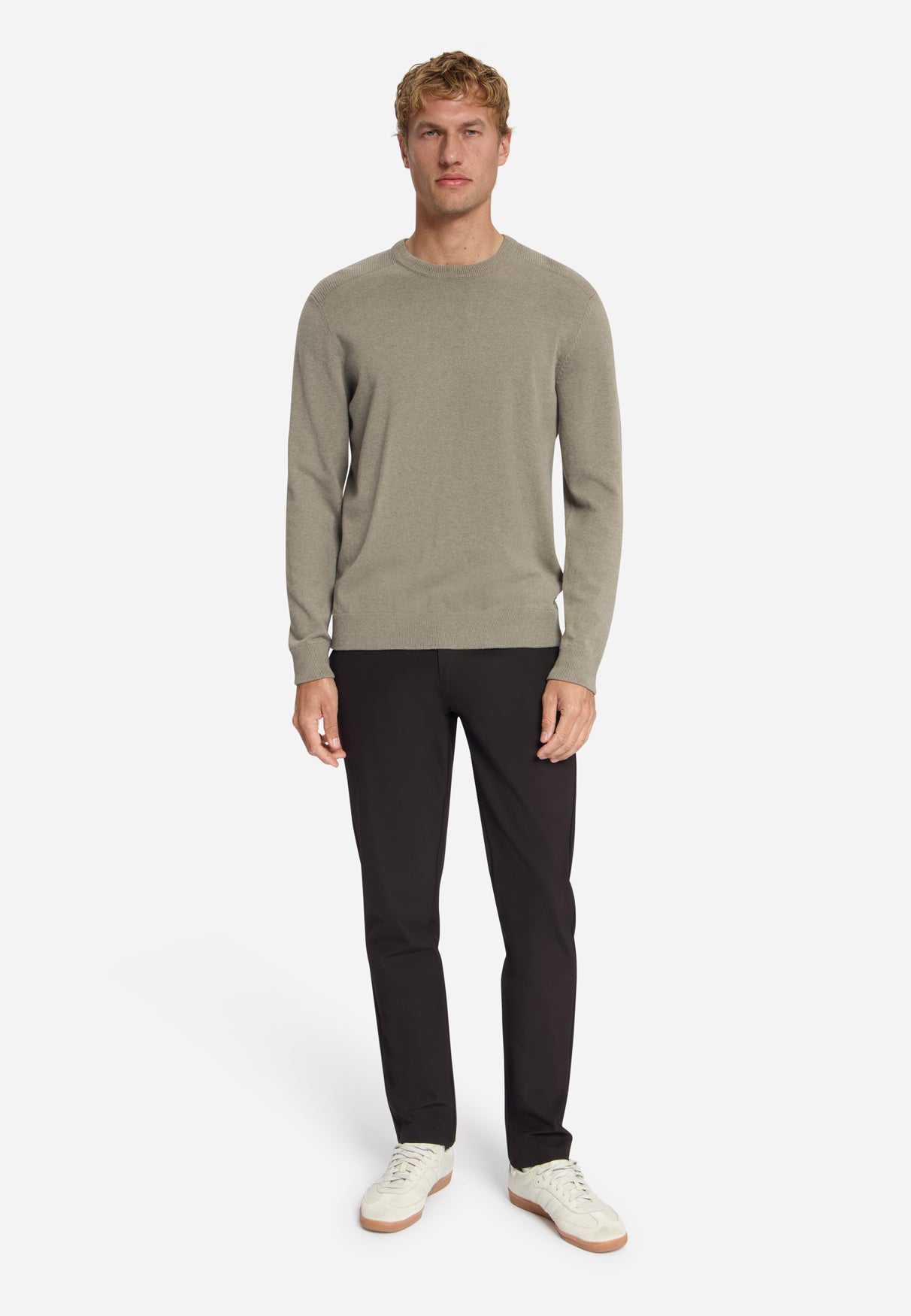 Melange jumper | Clay