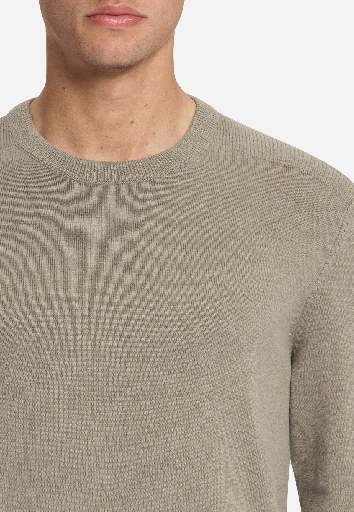 Melange jumper | Clay