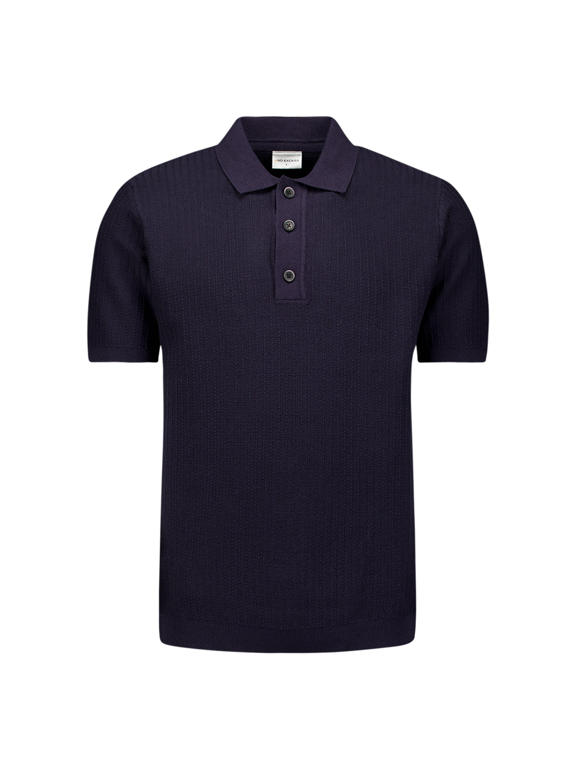 Kurzarm-Polo-Pullover | Dark Night