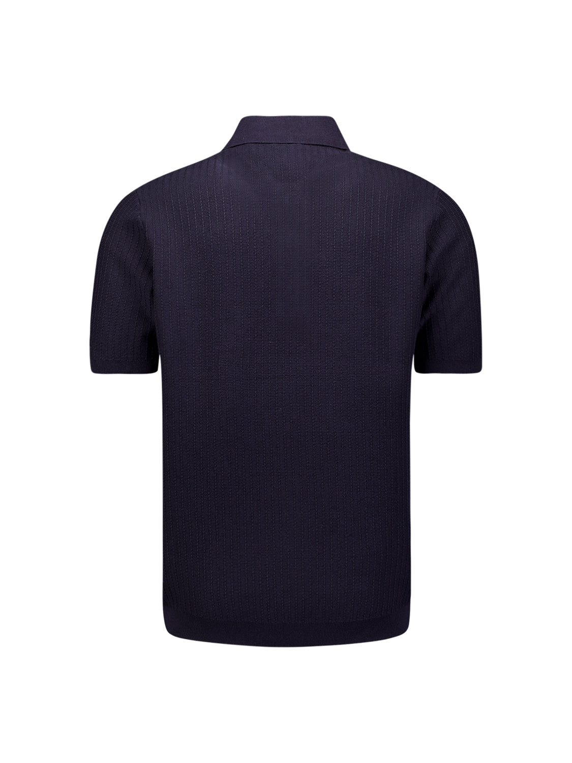 Kurzarm-Polo-Pullover | Dark Night