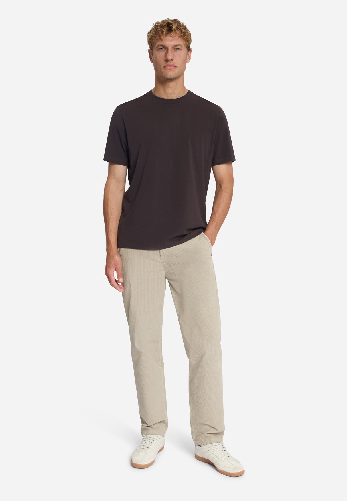 Stretch T-Shirt | Dark Brown