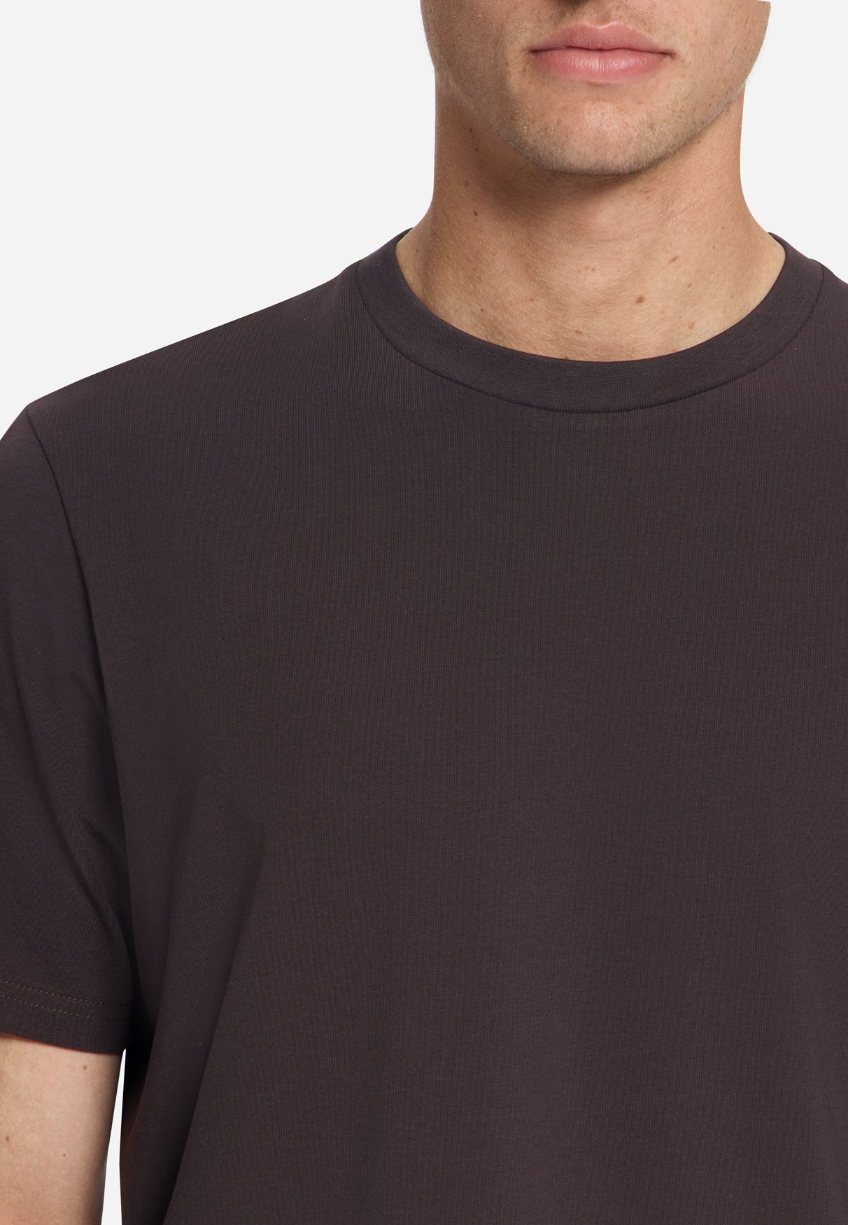 Stretch T-Shirt | Dark Brown