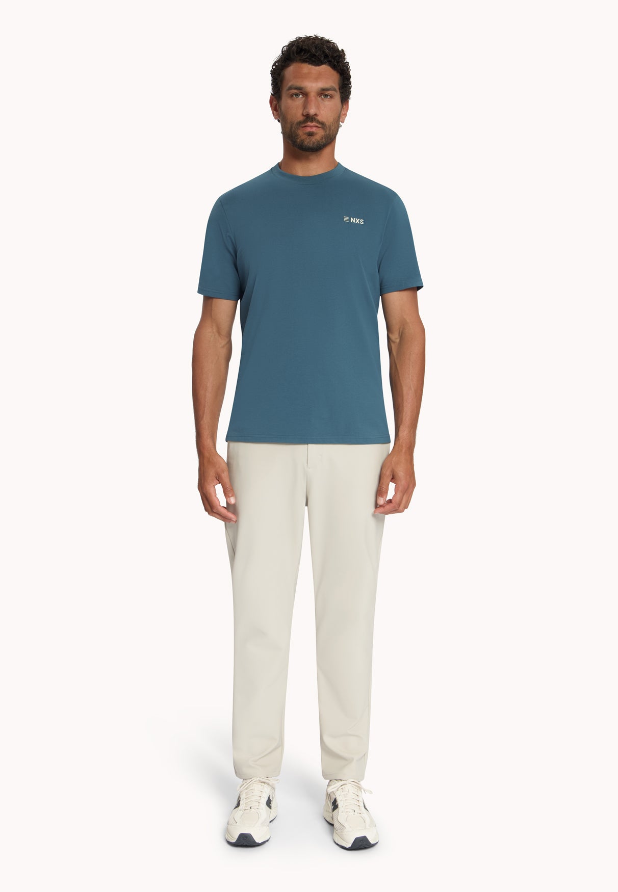 T-Shirt Mit Rückenprint | Shadow Blue