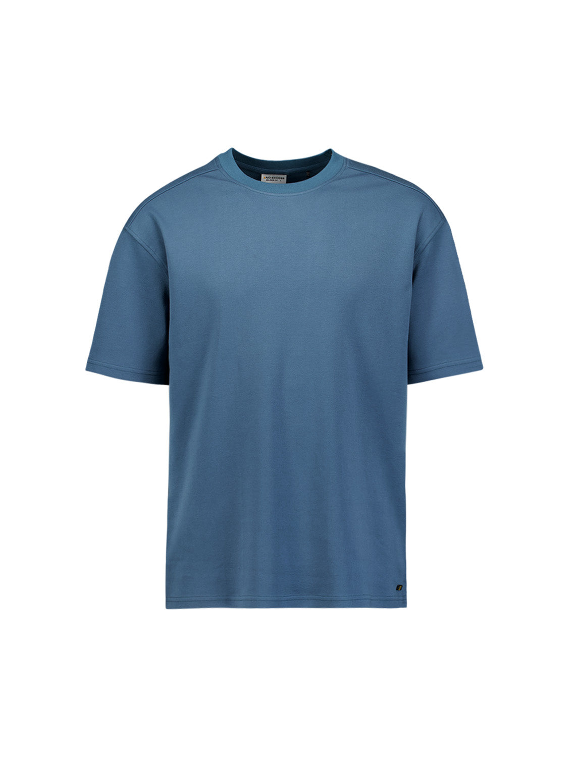 T-Shirt Crewneck Solid Heavy Interlock | Shadow Blue