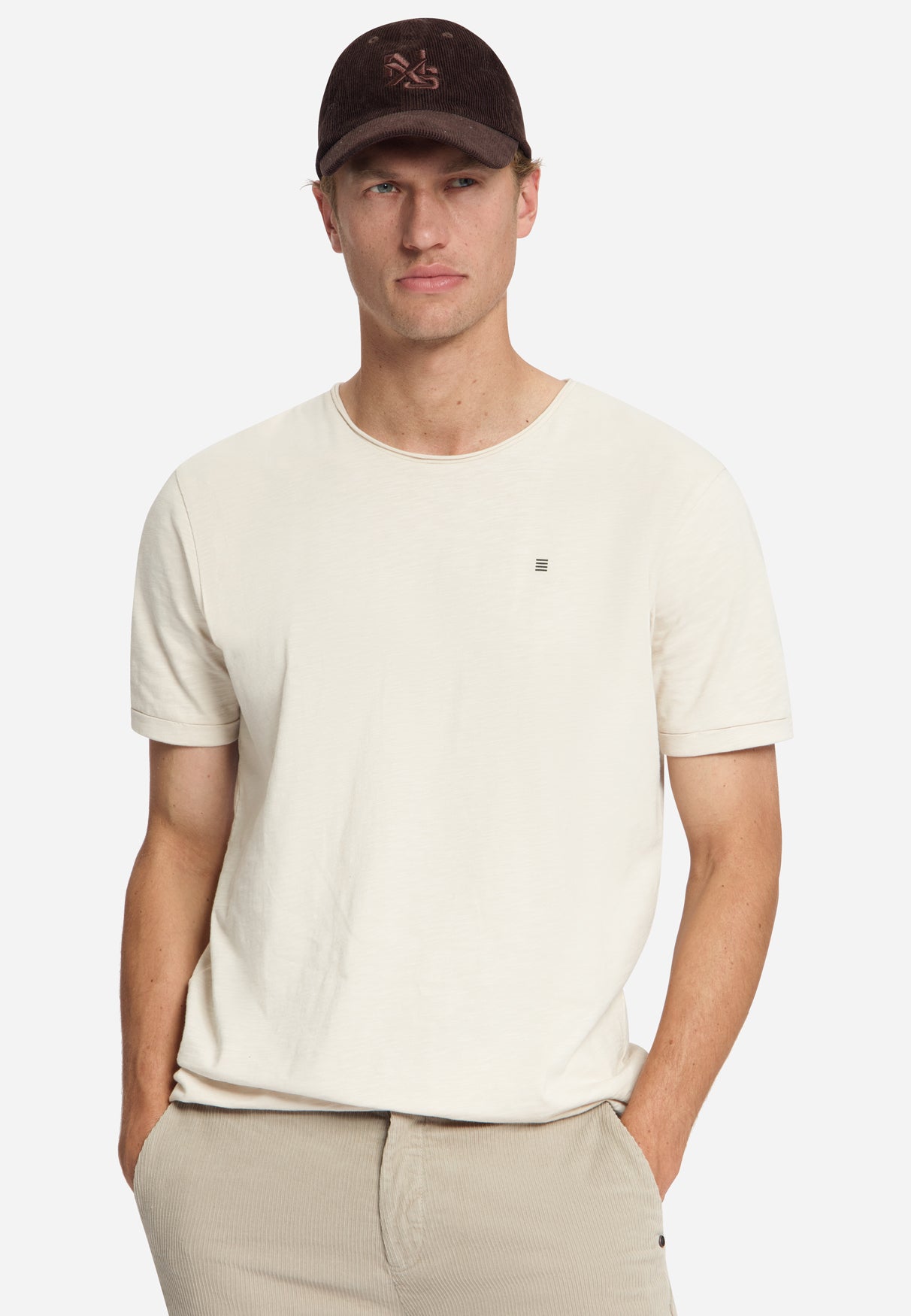 Cotton Slub T-Shirt | Stone