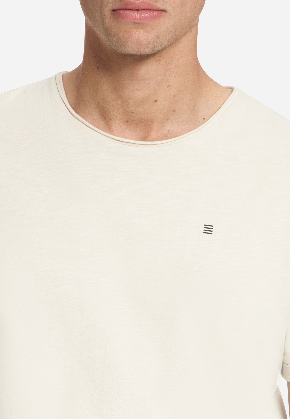 Cotton Slub T-Shirt | Stone