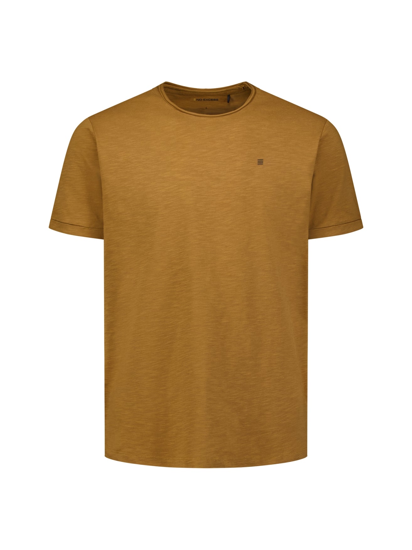 Slub T-Shirt aus Baumwolle | Caramel