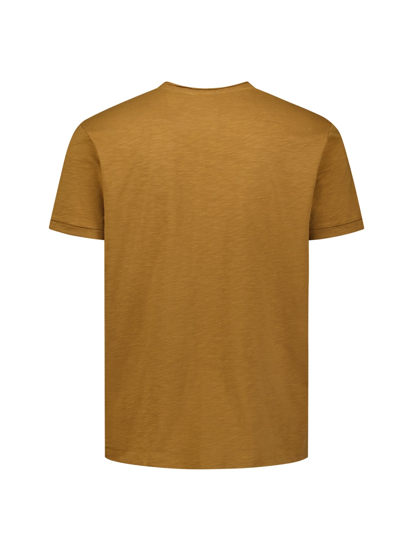 Slub T-Shirt aus Baumwolle | Caramel
