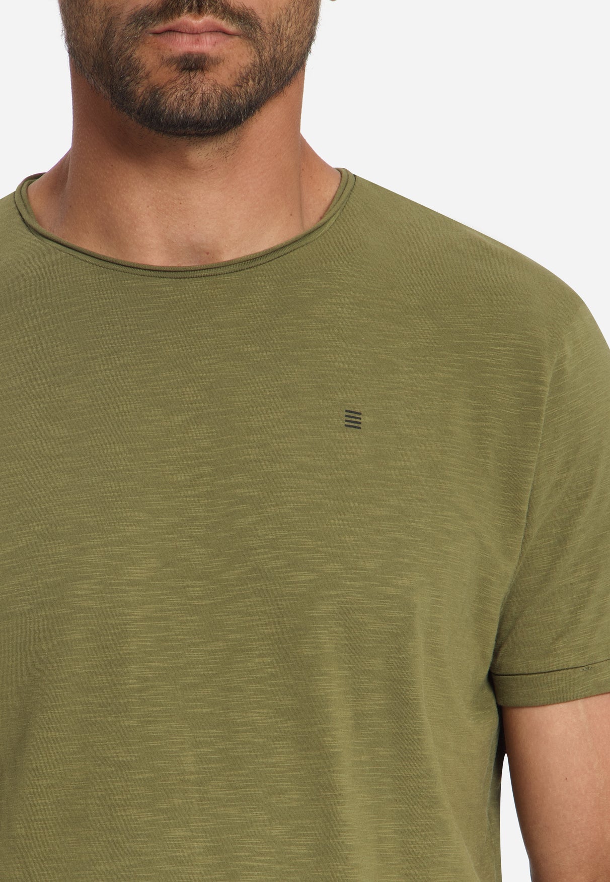 Slub T-Shirt aus Baumwolle | Moss