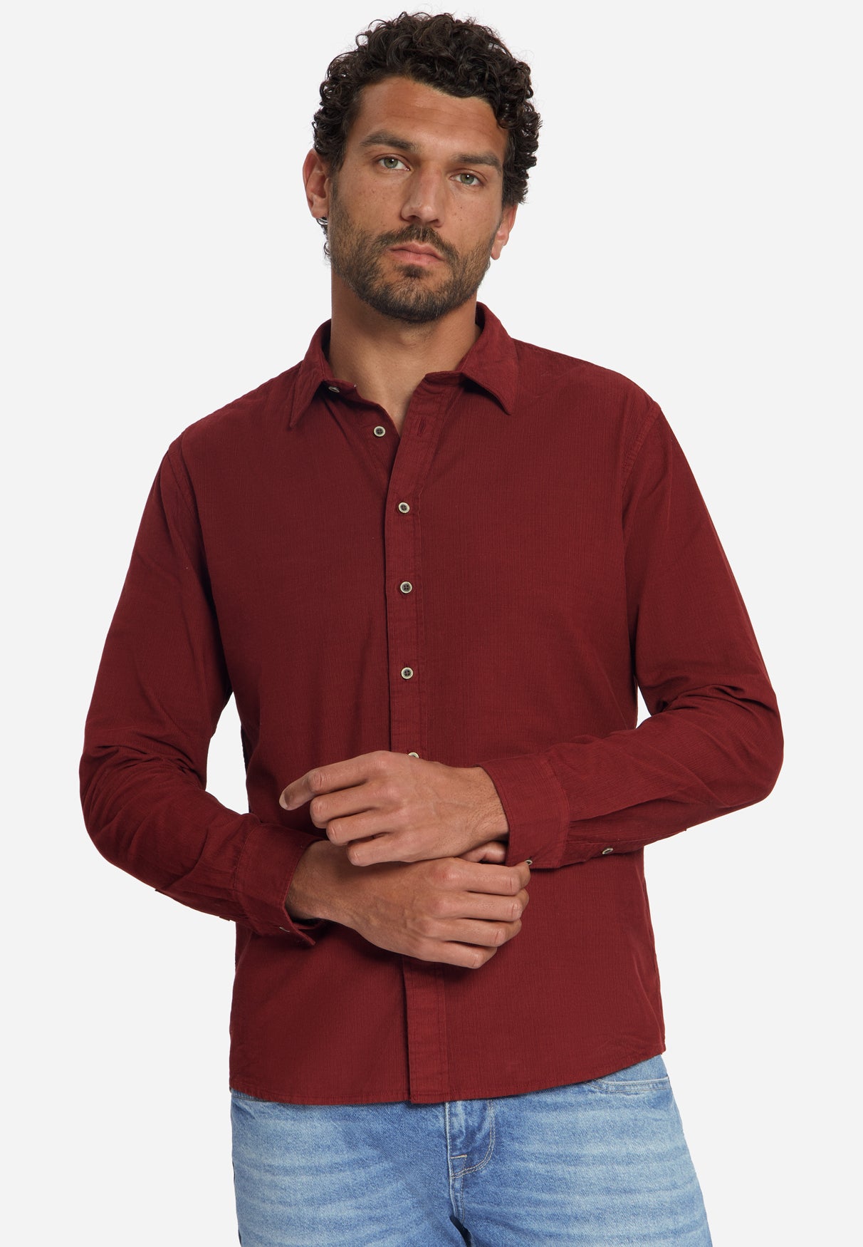 Shirt Fine Corduroy | Cayenne