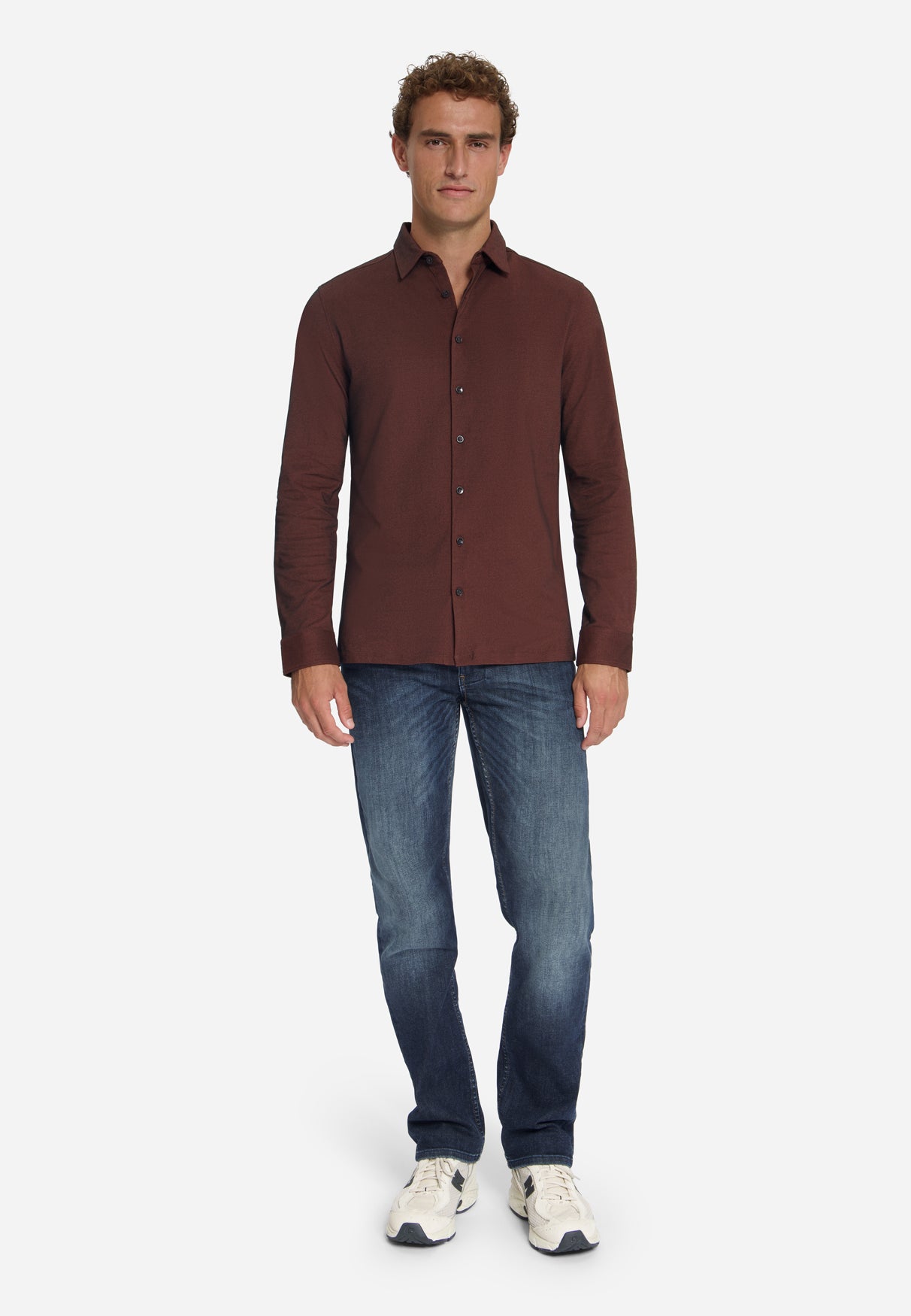 Twill Jersey Shirt | Cayenne