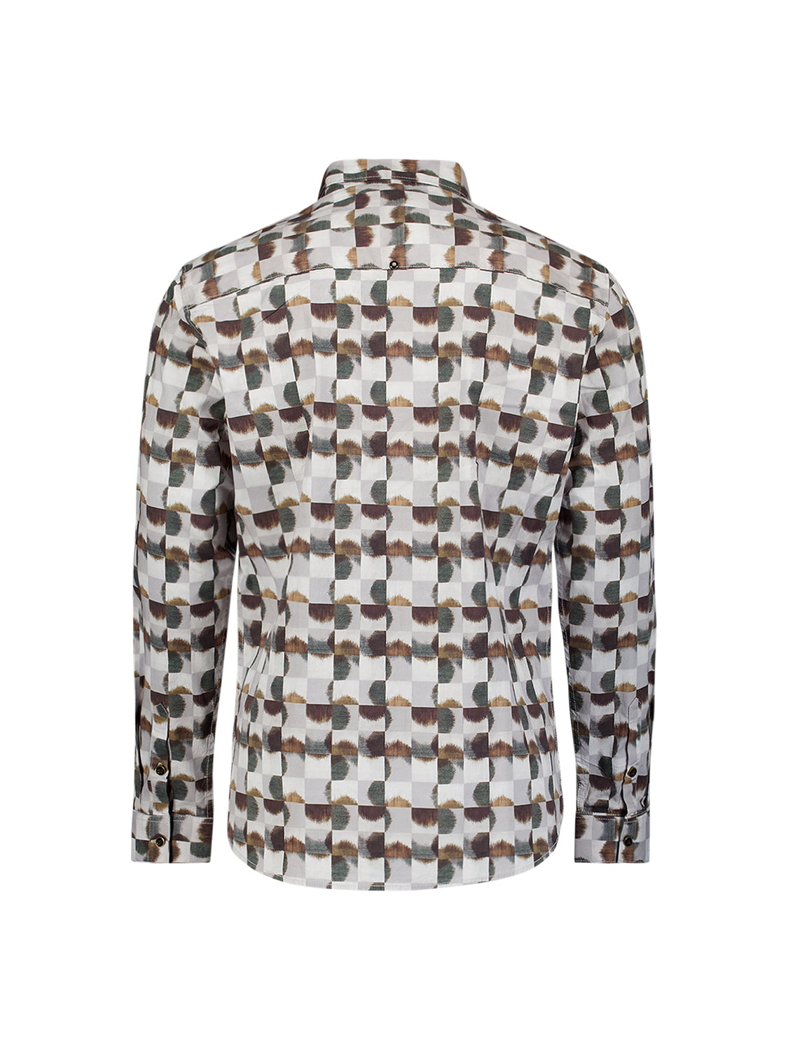 Shirt Stretch Allover Printed | Caramel