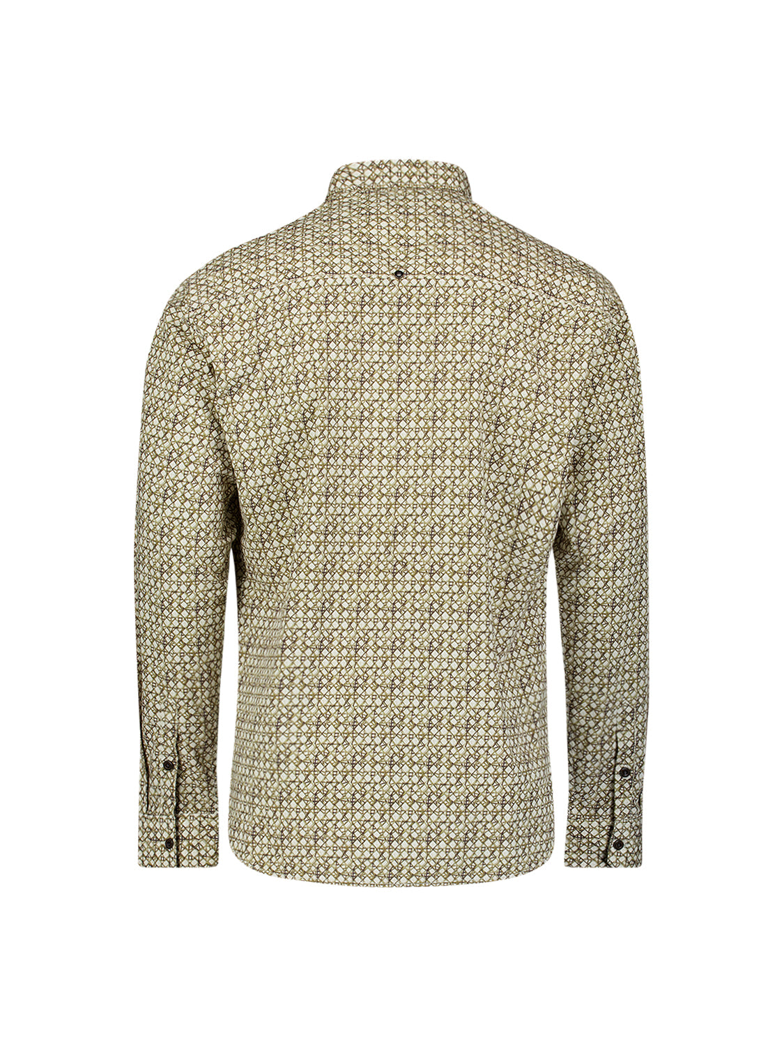 Printed stretch shirt | Moss