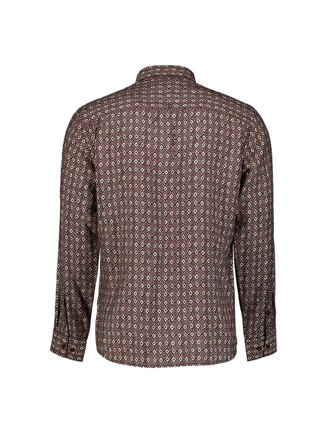 Hemd mit Allover-Print | Light Brown