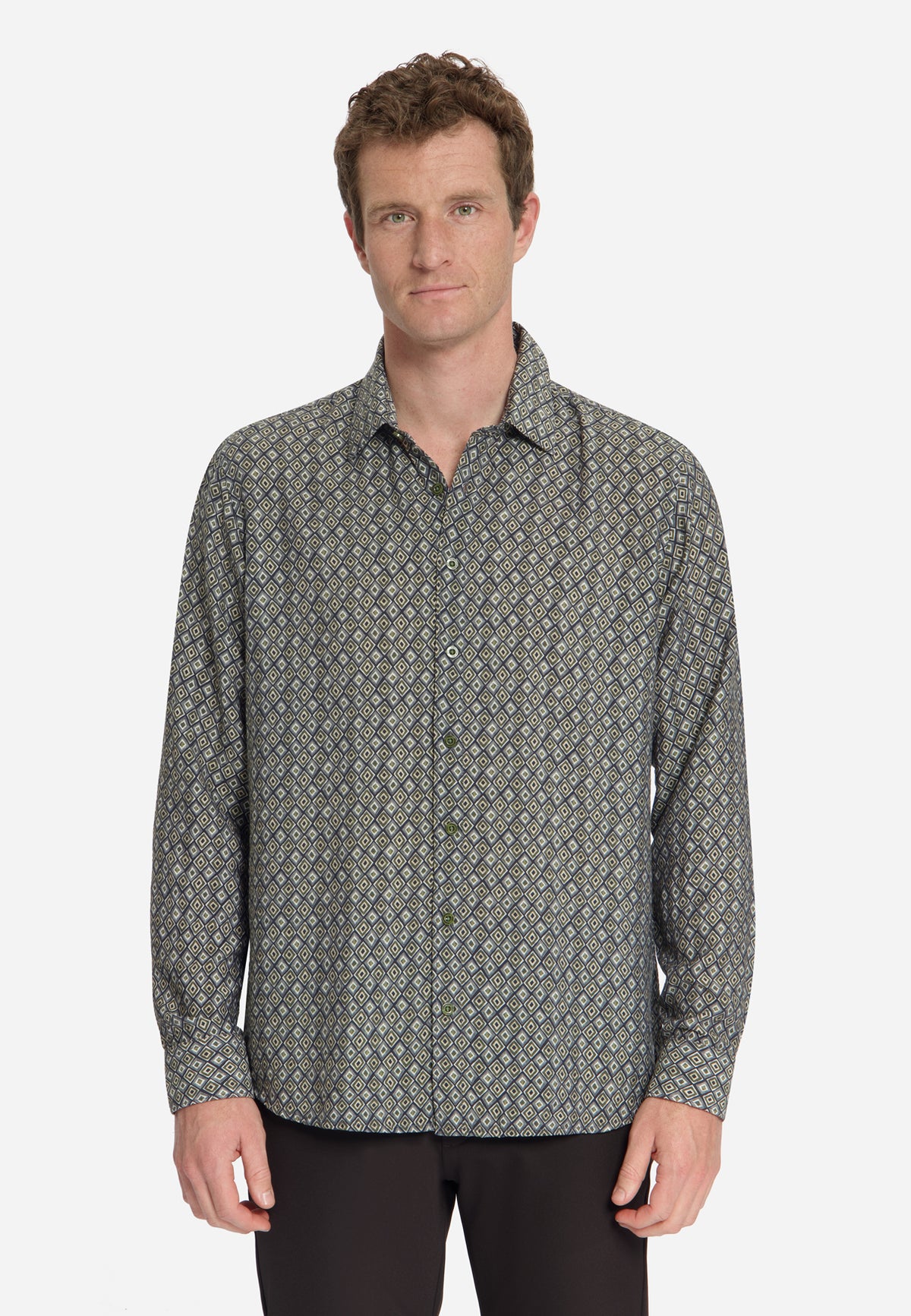 Allover Print Shirt | Moss